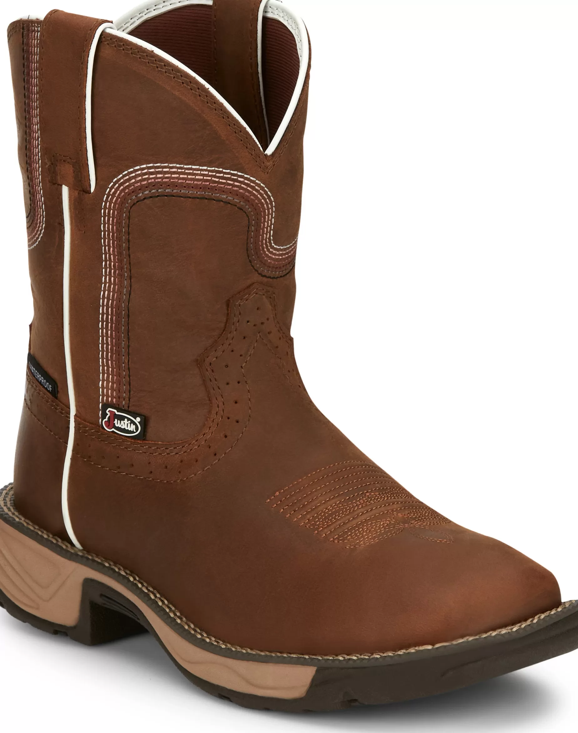 Mujer/Hombre Justin Boots 8" Rush Waterproof Work Boot