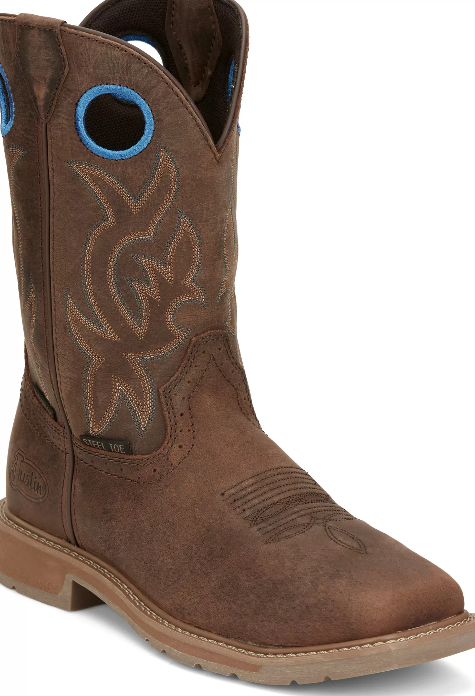 Mujer/Hombre Justin Boots All Around 11" Waterproof Steel Toe