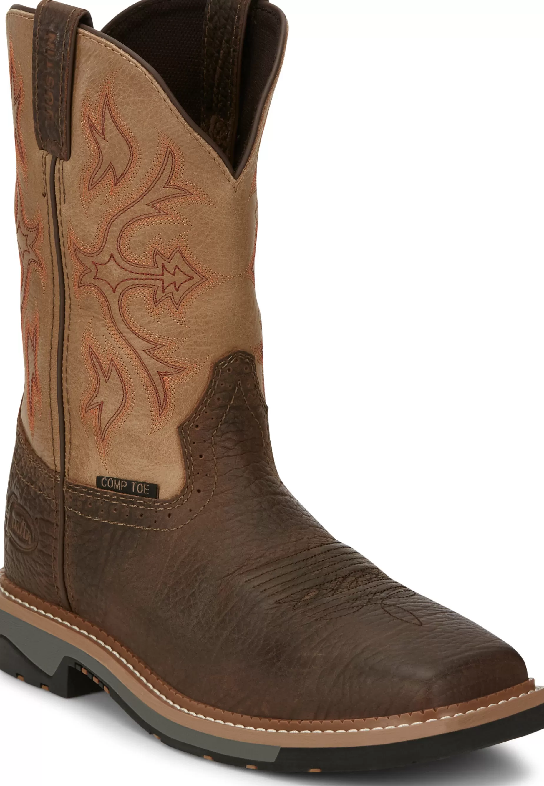 Hombre Justin Boots Bolt 11" Comp Toe