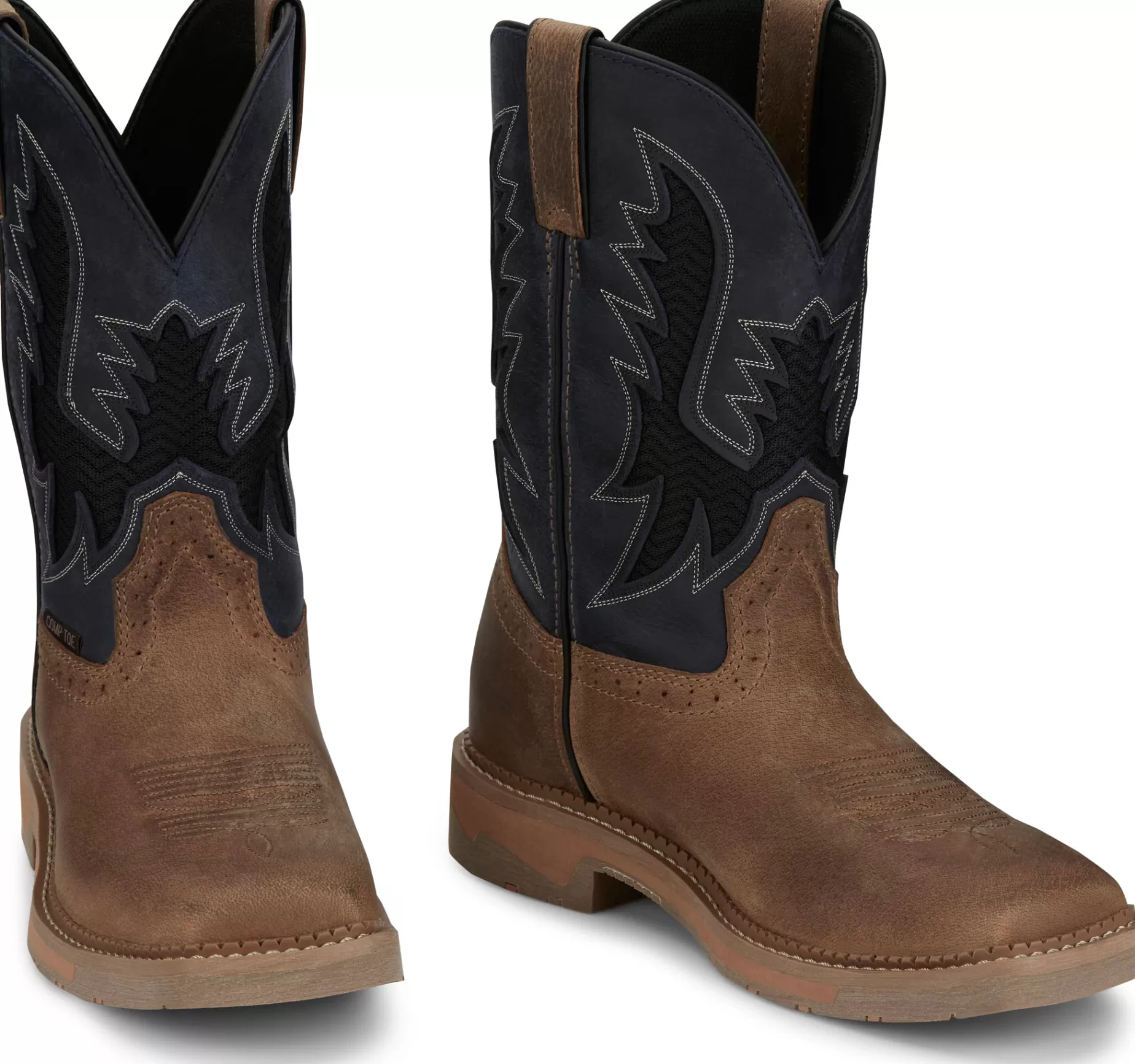 Hombre Justin Boots Bolt 11" Comp Toe