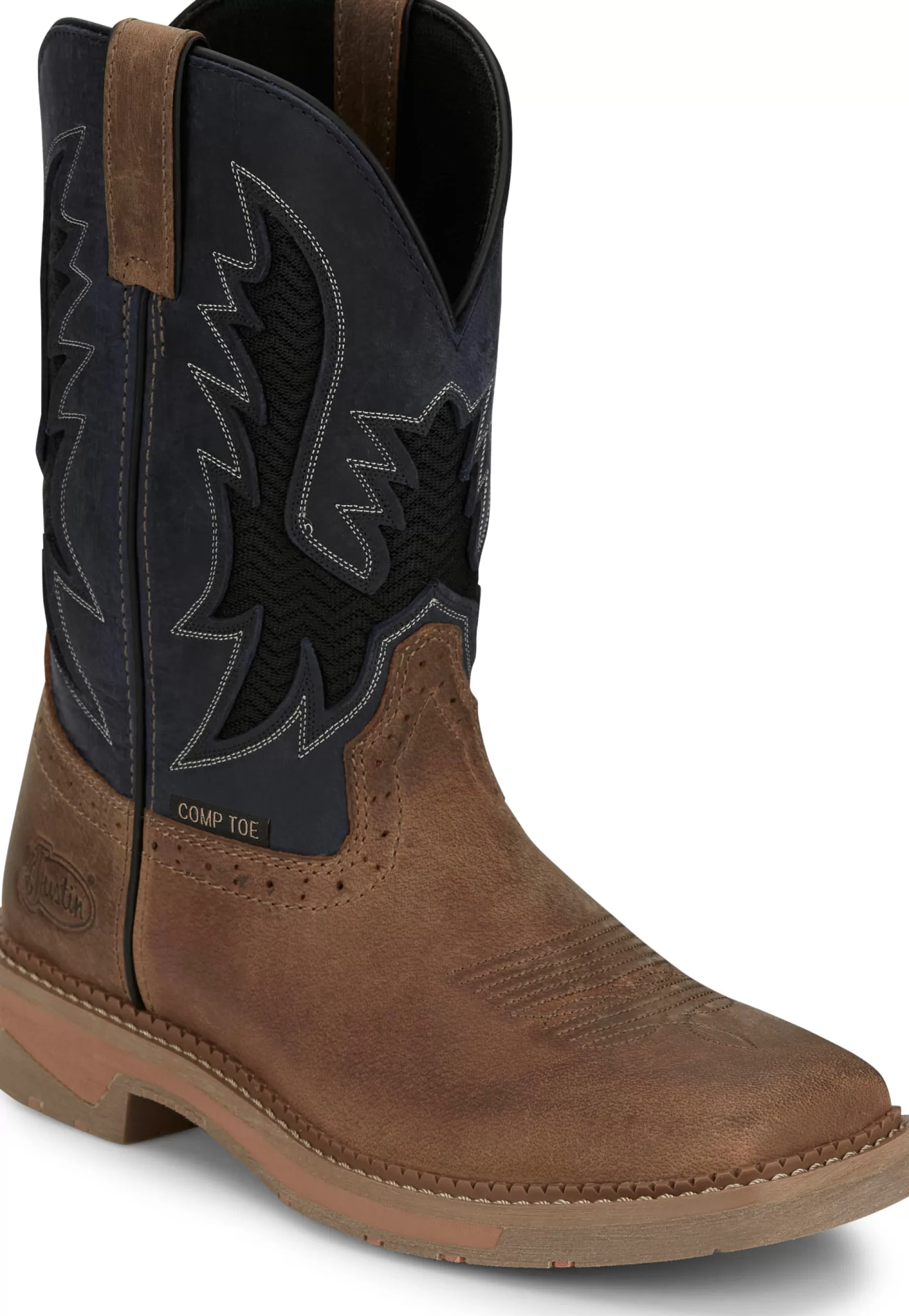 Hombre Justin Boots Bolt 11" Comp Toe