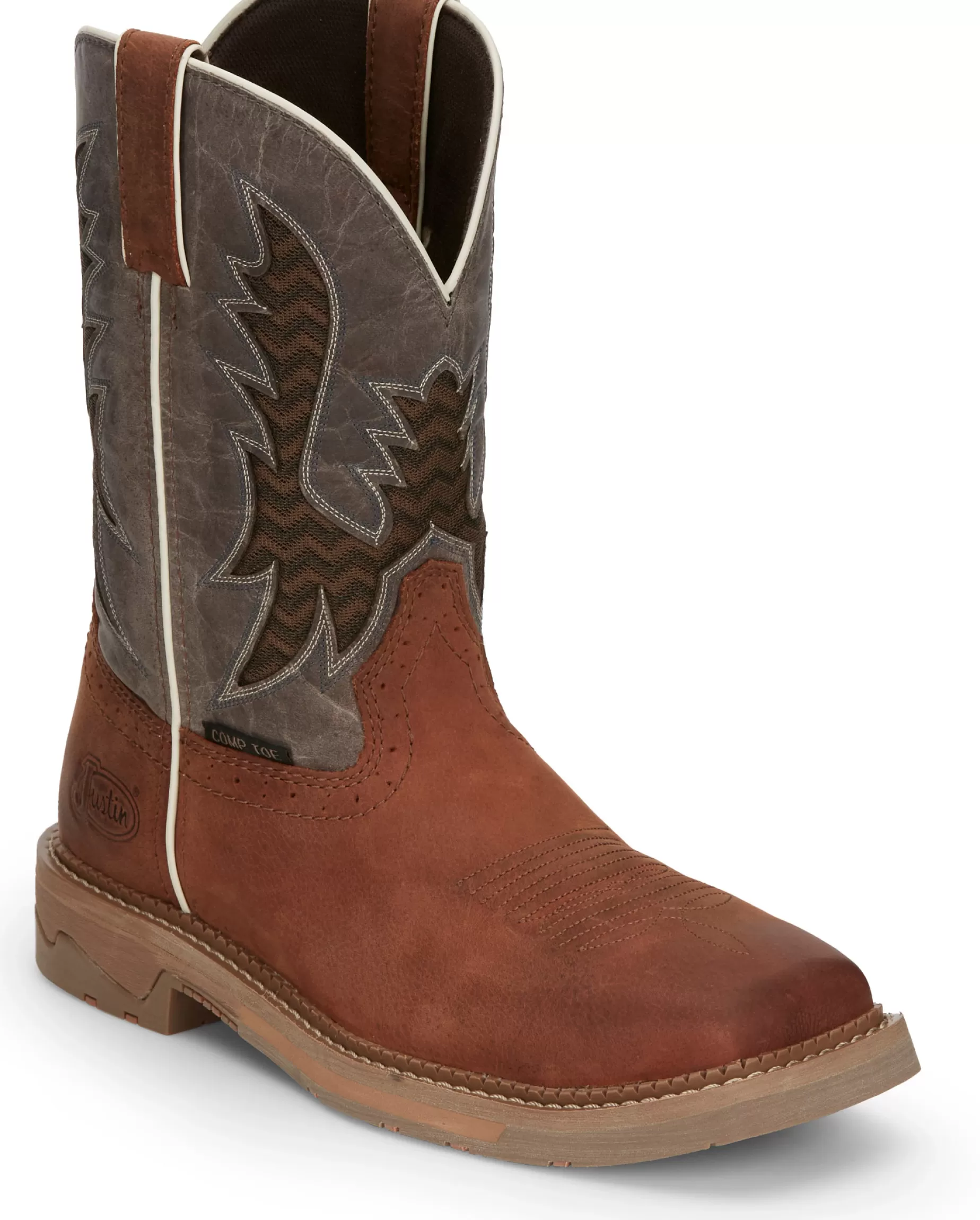 Hombre Justin Boots Bolt 11" Nano Comp Toe