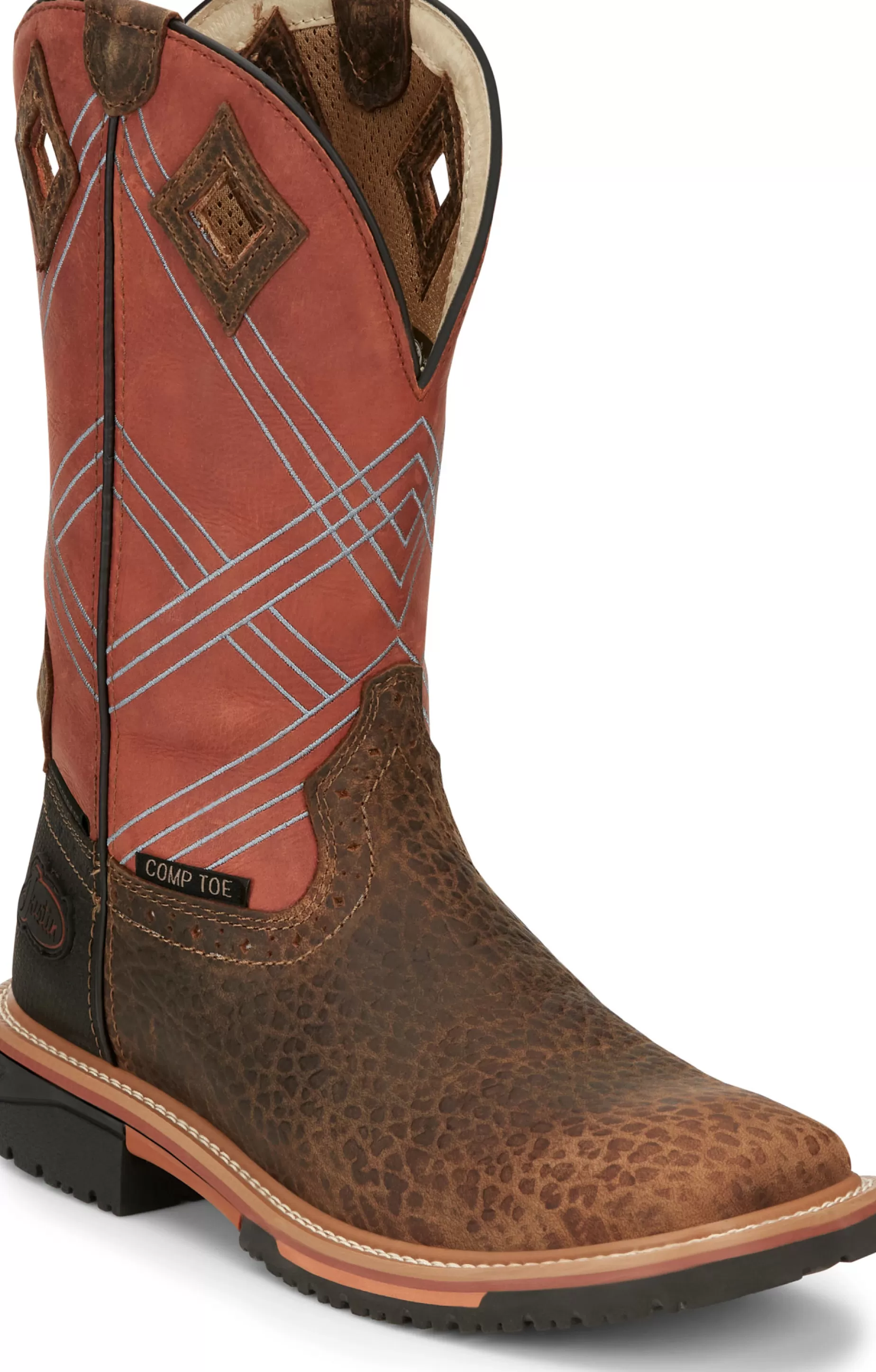 Mujer/Hombre Justin Boots Dalhart 12" Waterproof Nano Comp Toe