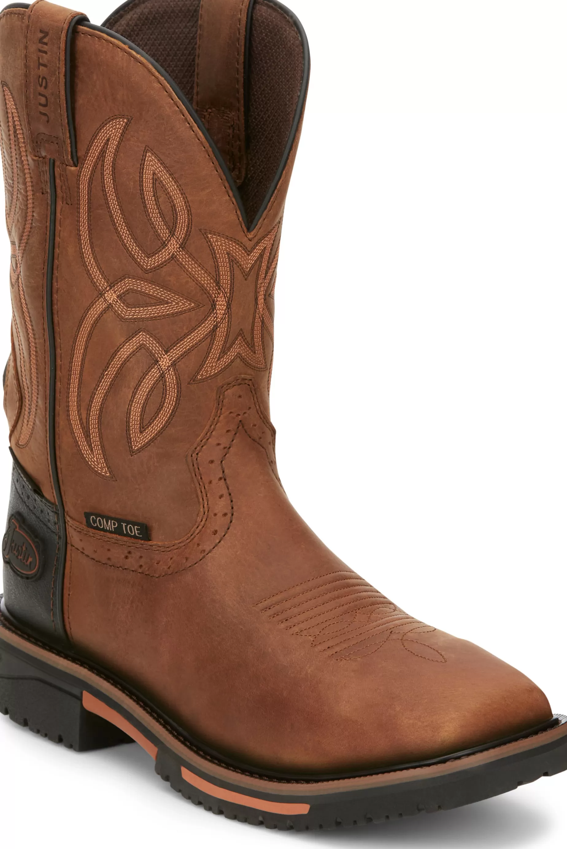 Mujer/Hombre Justin Boots Dallen 11" Waterproof Nano Comp Toe