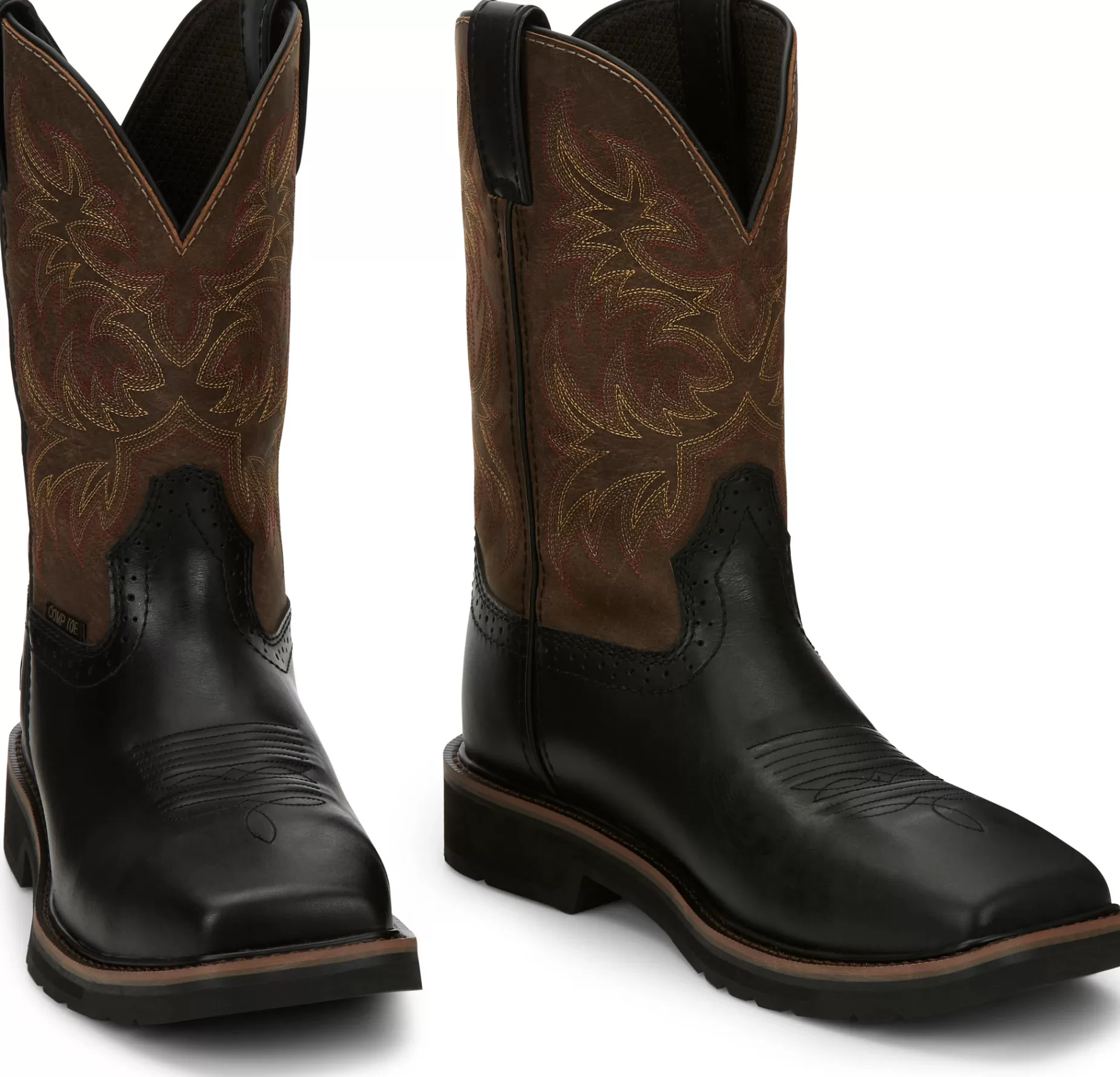 Hombre Justin Boots Driller 11" Comp Toe