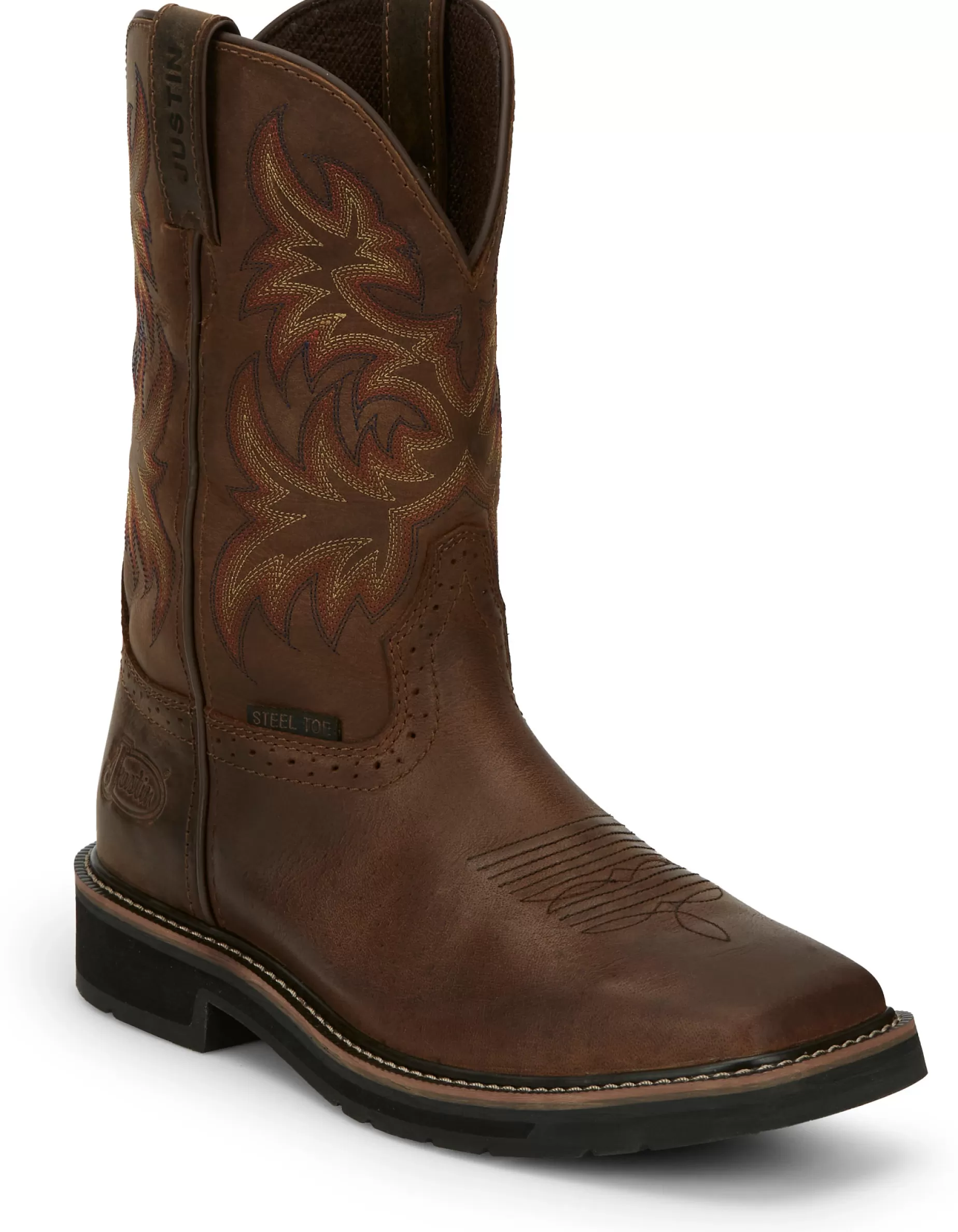 Hombre Justin Boots Driller 11" Steel Toe