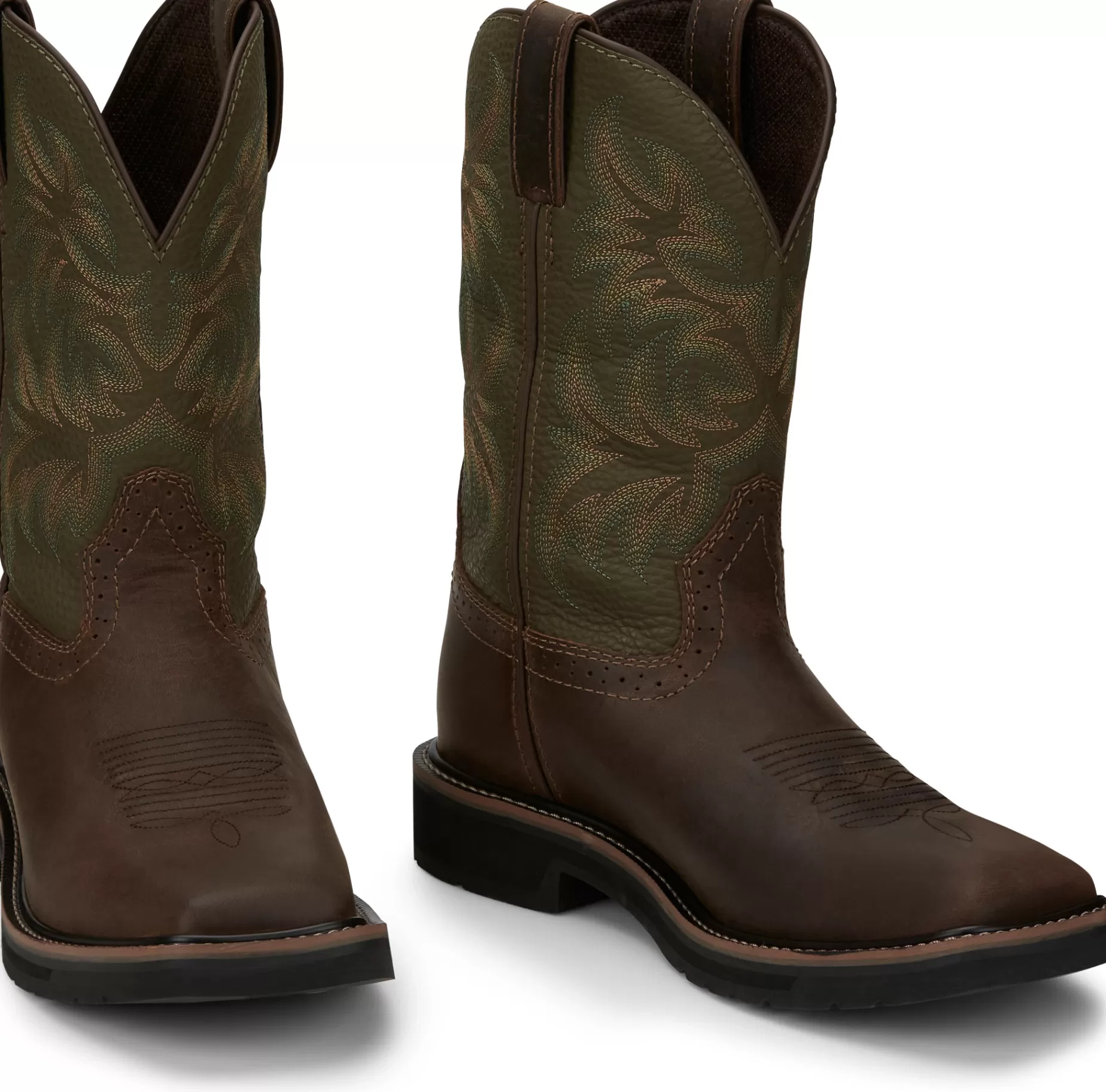 Hombre Justin Boots Driller 11" Work