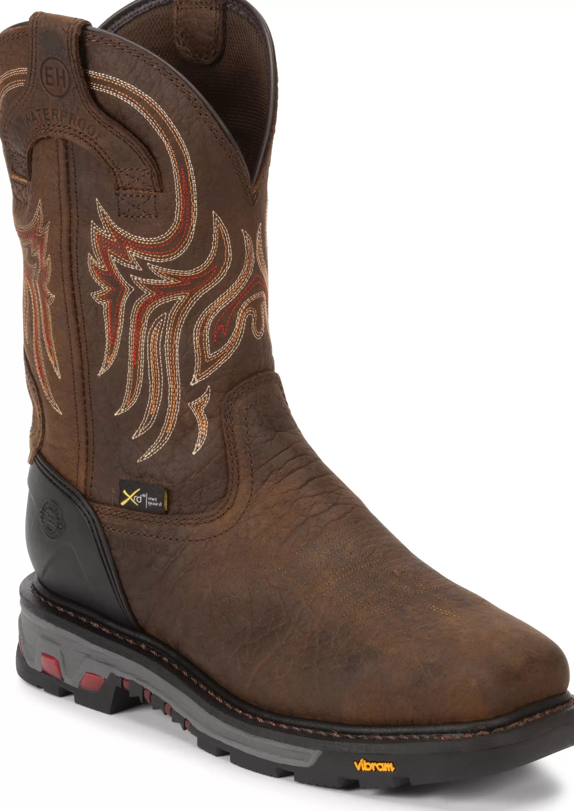 Mujer/Hombre Justin Boots Driscoll 11" Waterproof Met Guard Steel Toe