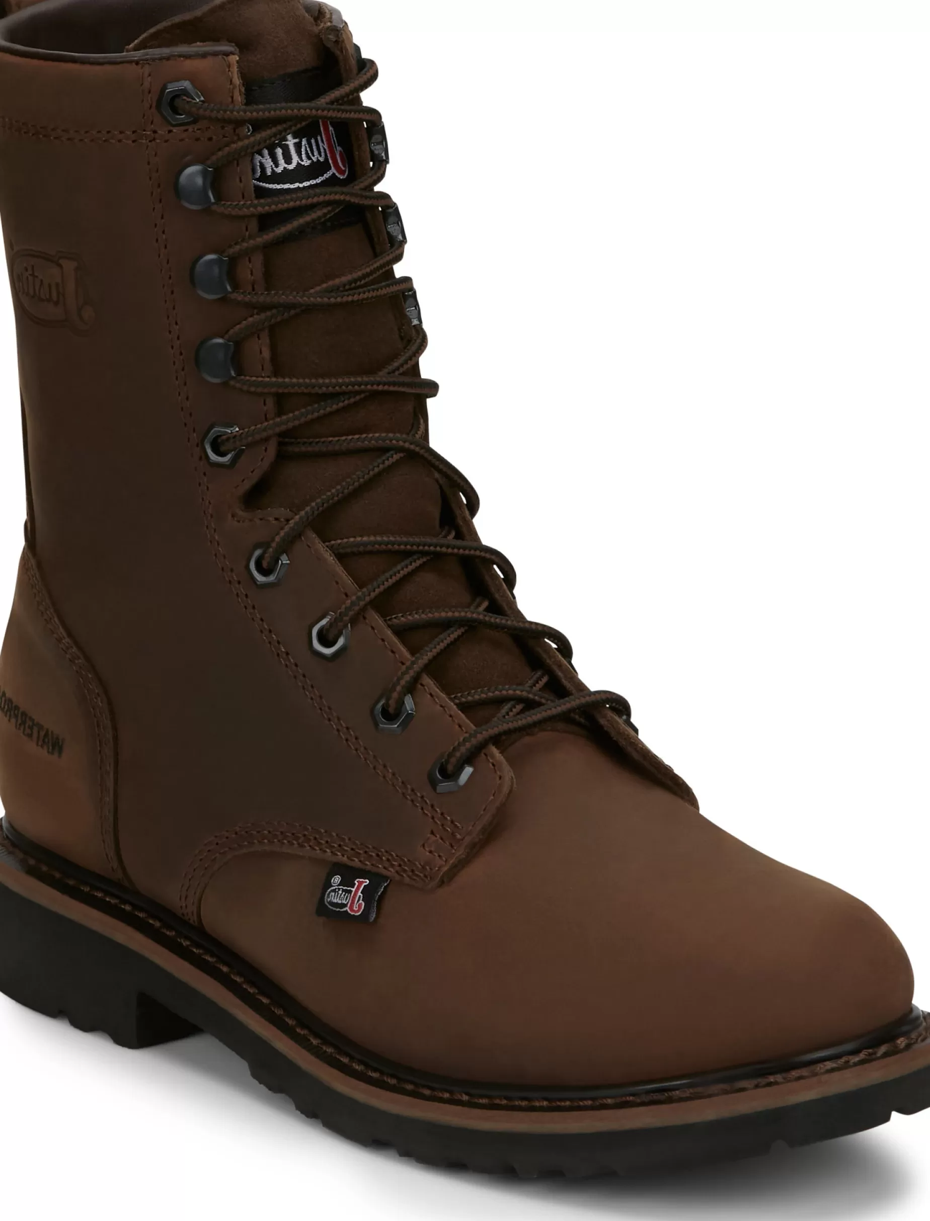 Hombre Justin Boots Drywall 8" Waterproof