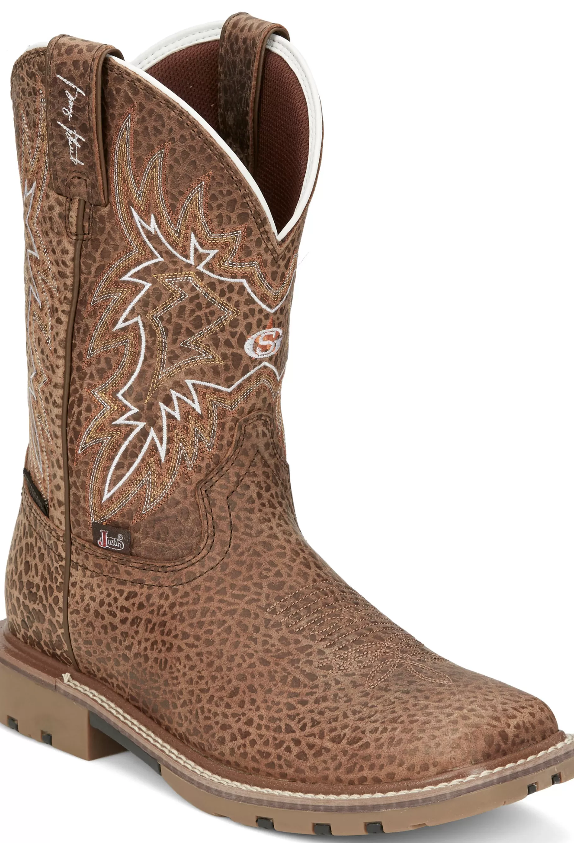 Hombre Justin Boots Dusty 11" Western Work