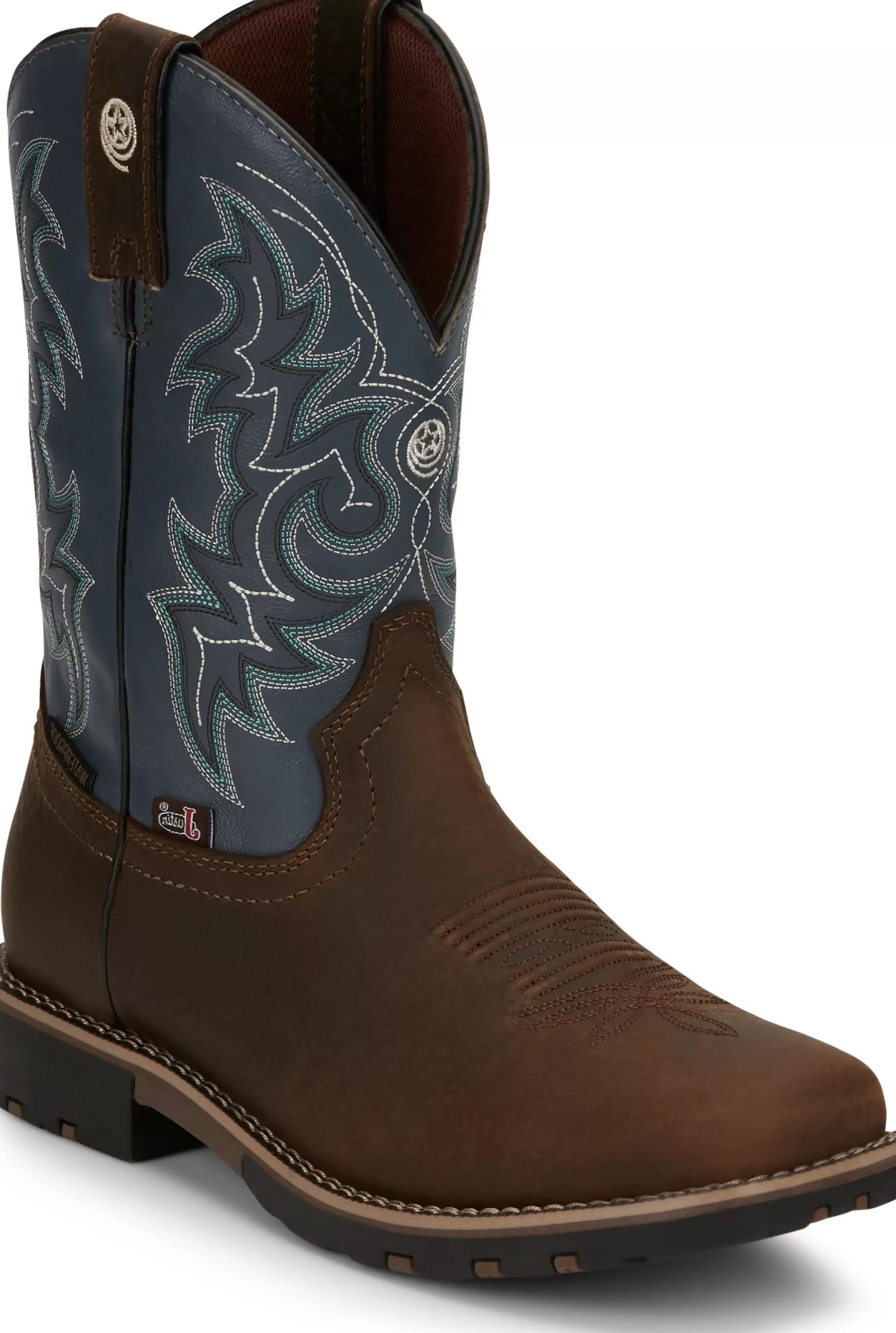 Hombre Justin Boots Fireman 11" Waterproof