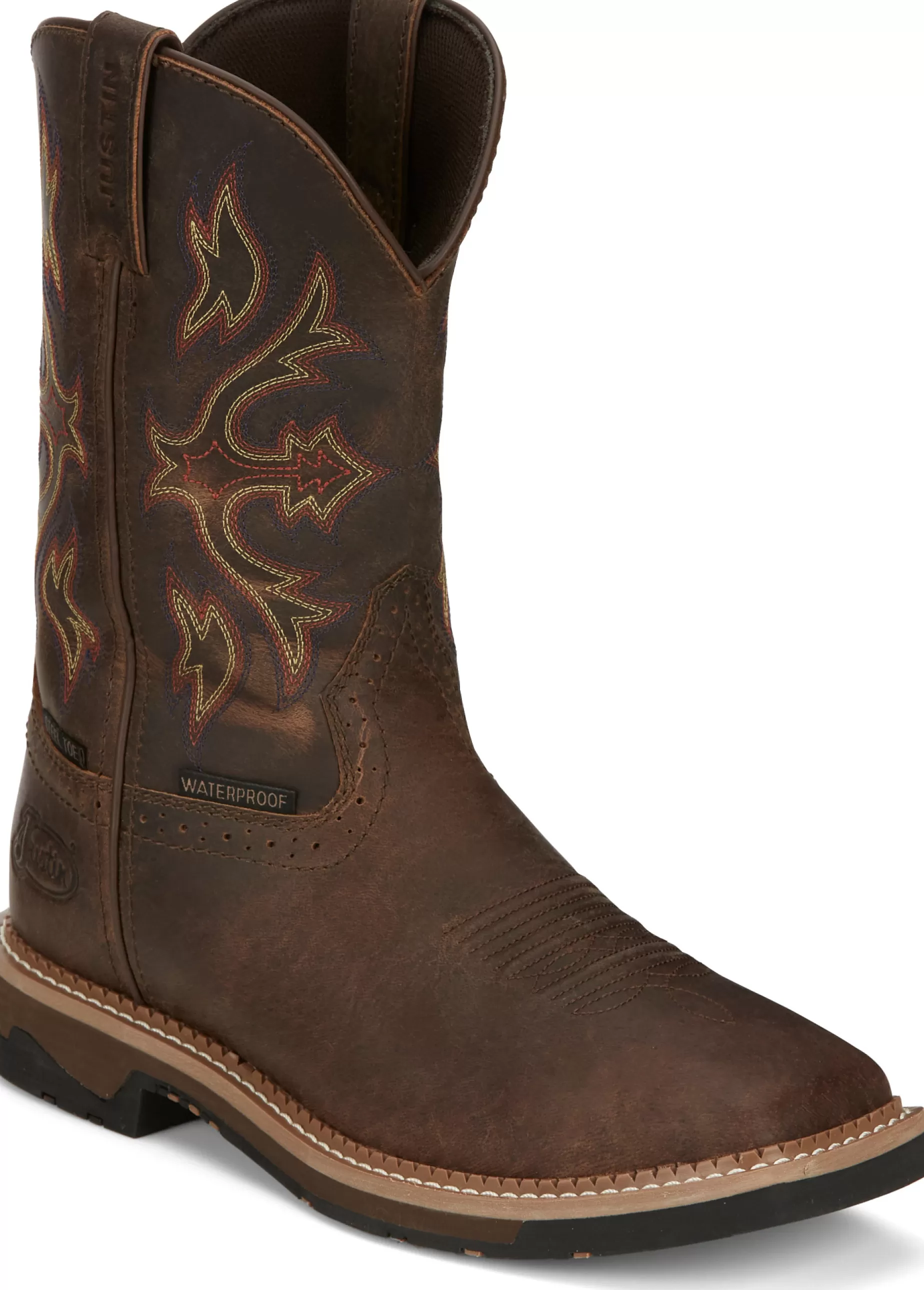 Mujer/Hombre Justin Boots Flash 11" Waterproof Steel Toe