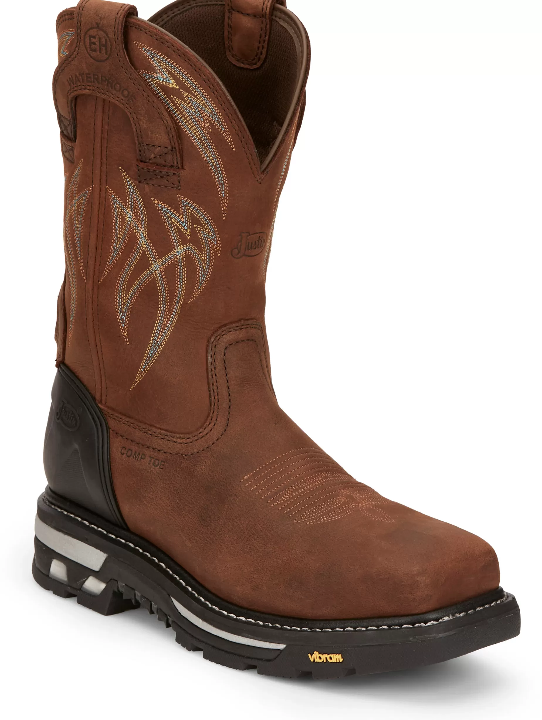 Mujer/Hombre Justin Boots Frontline Hiviz 11” Waterproof