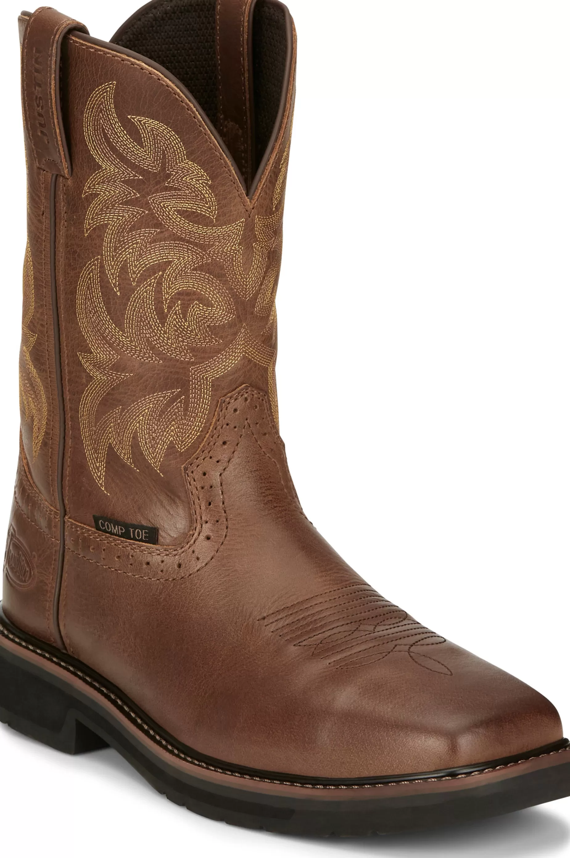 Hombre Justin Boots Handler 11" Comp Toe