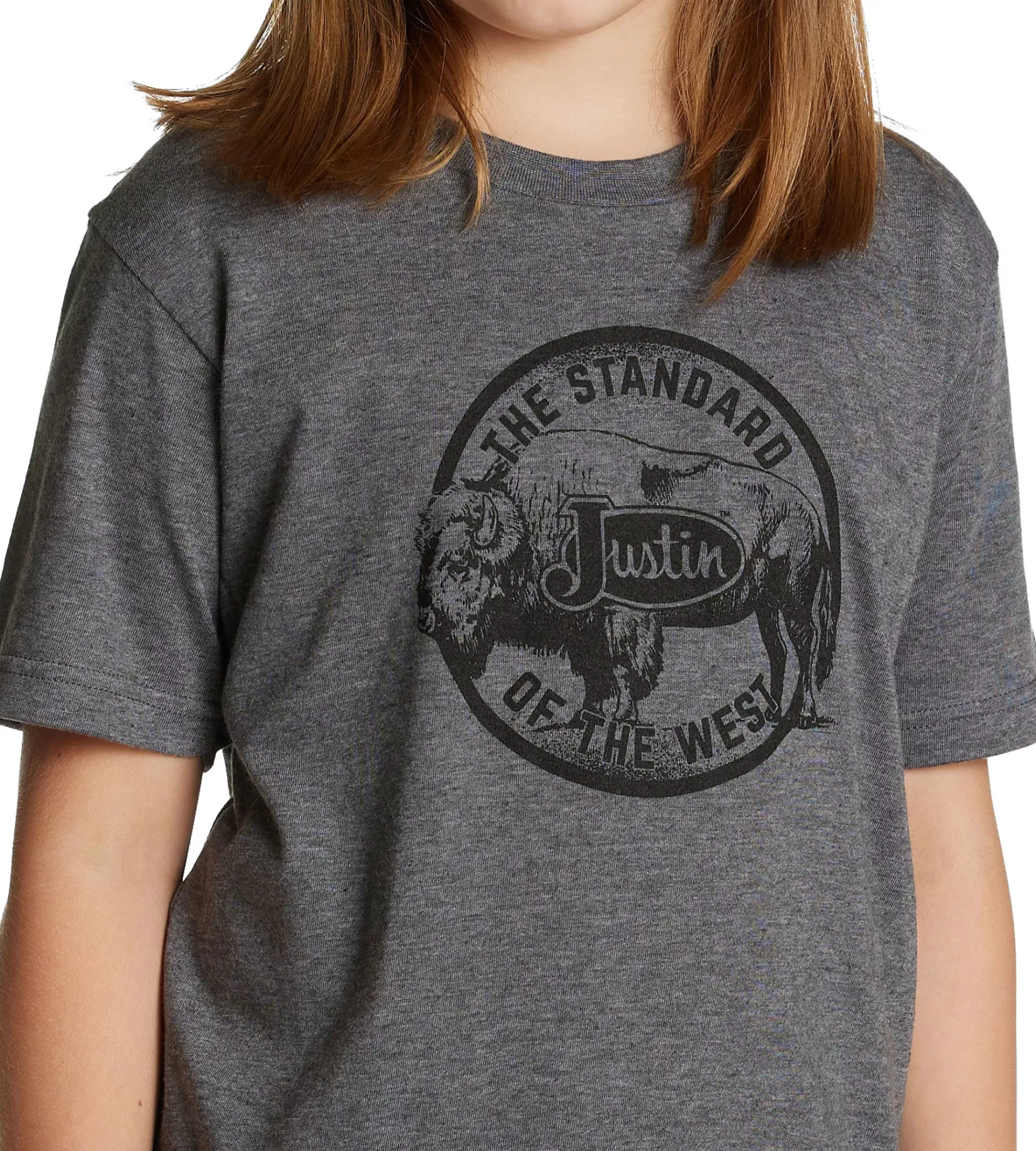 Justin Boots Justin Kid's Free Range Bison Tee