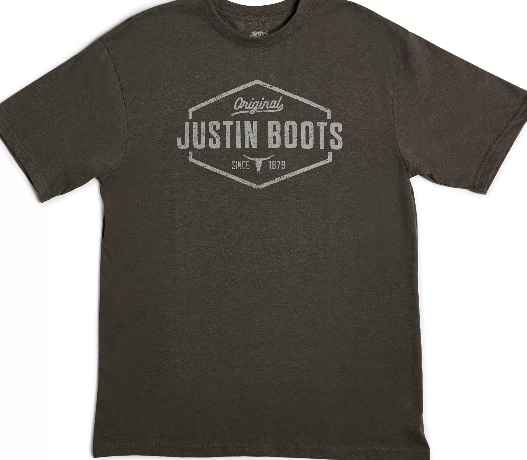 Hombre Justin Boots Justin Men's Hexagon Outline Tee