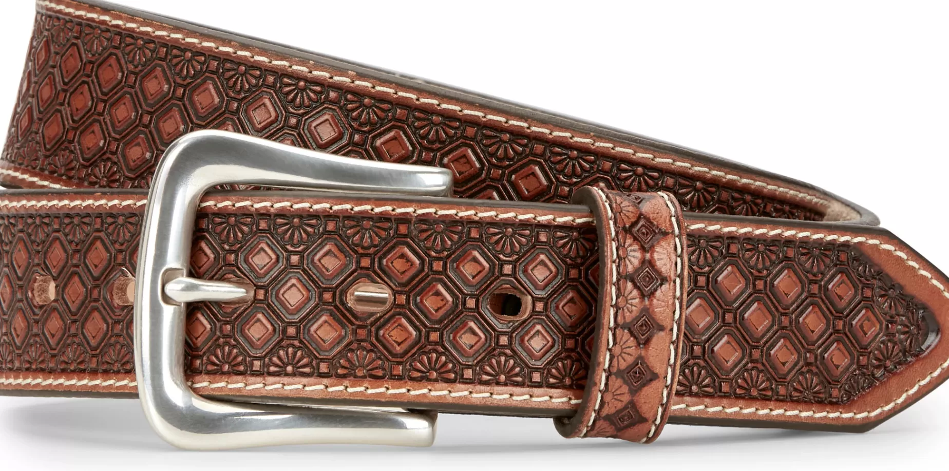 Hombre Justin Boots Justin Men's Saddle Creek Belt