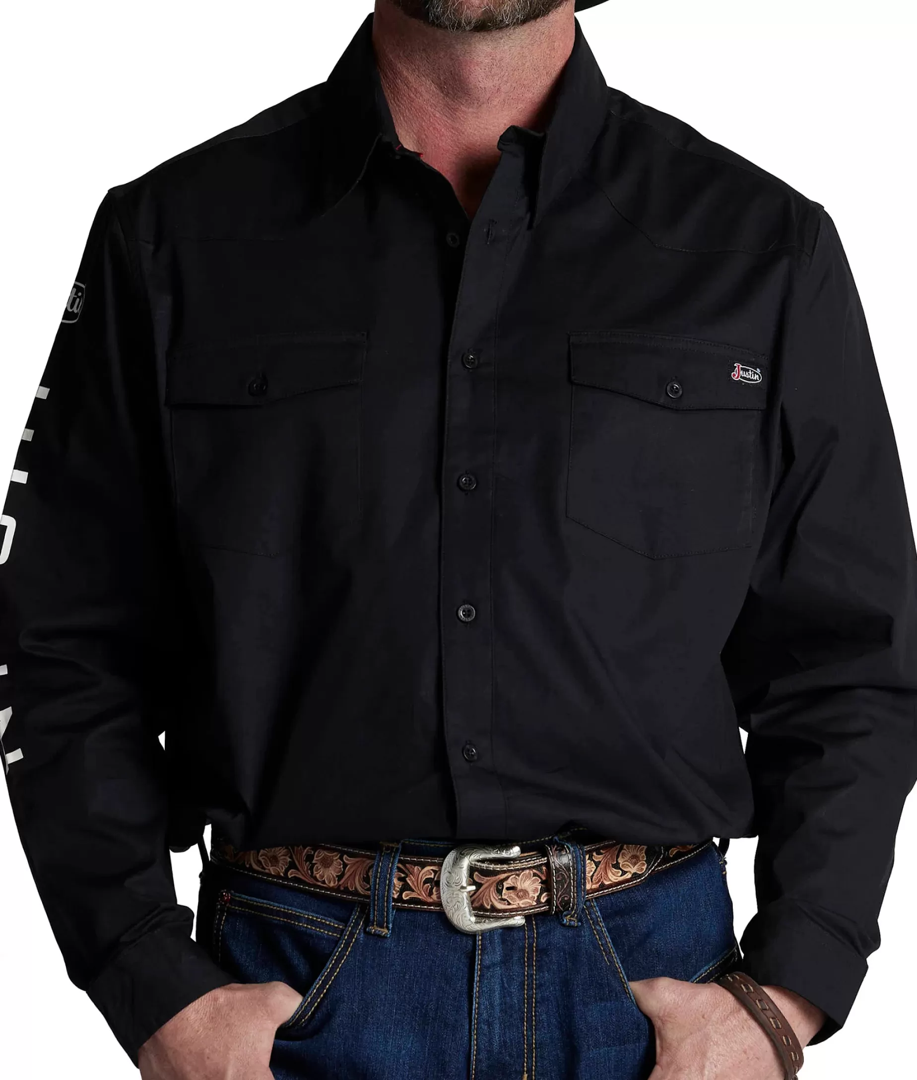 Hombre Justin Boots Justin Team Button Down