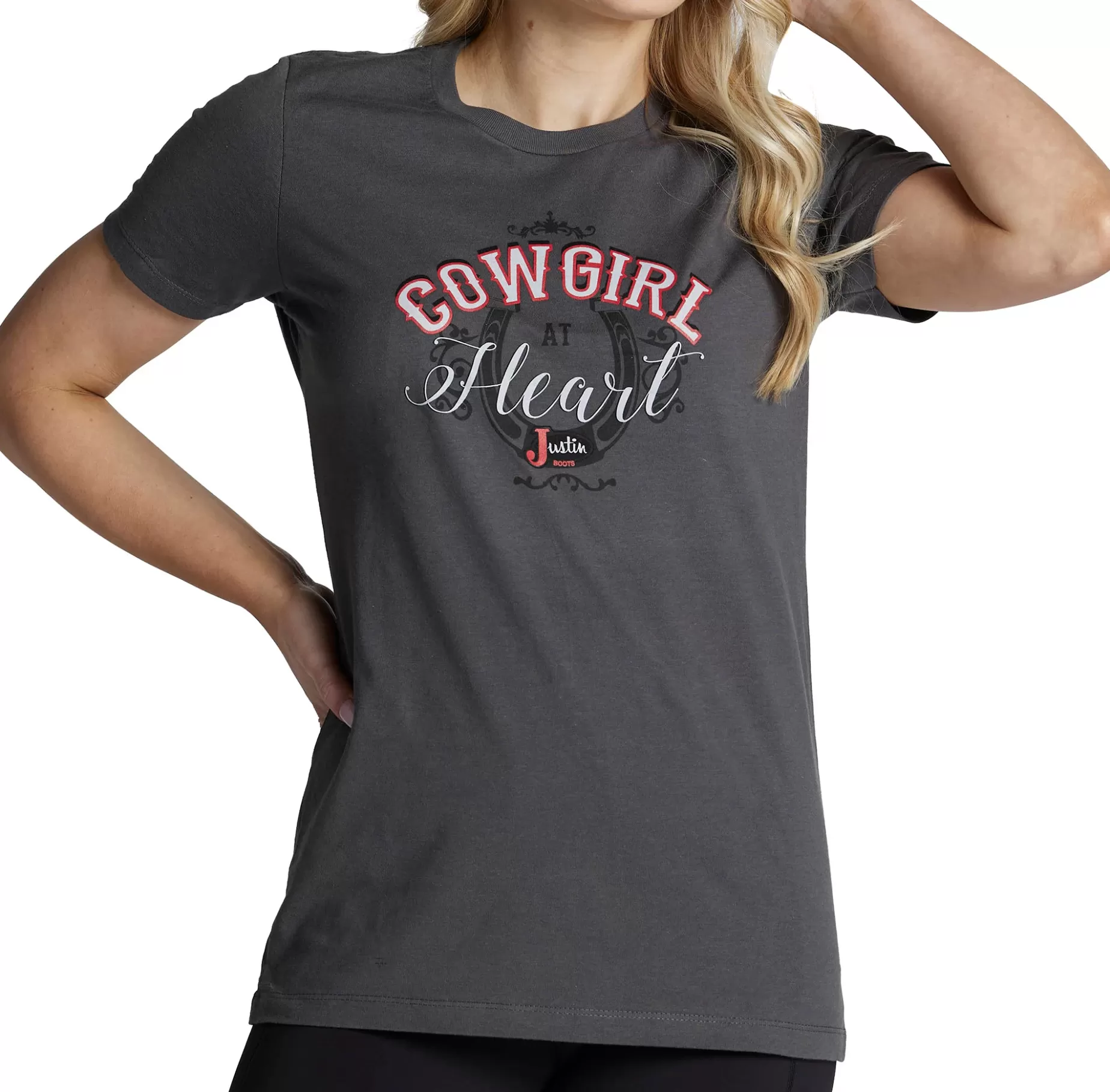 Mujer Justin Boots Justin Women's Cowgirl At Heart Tee