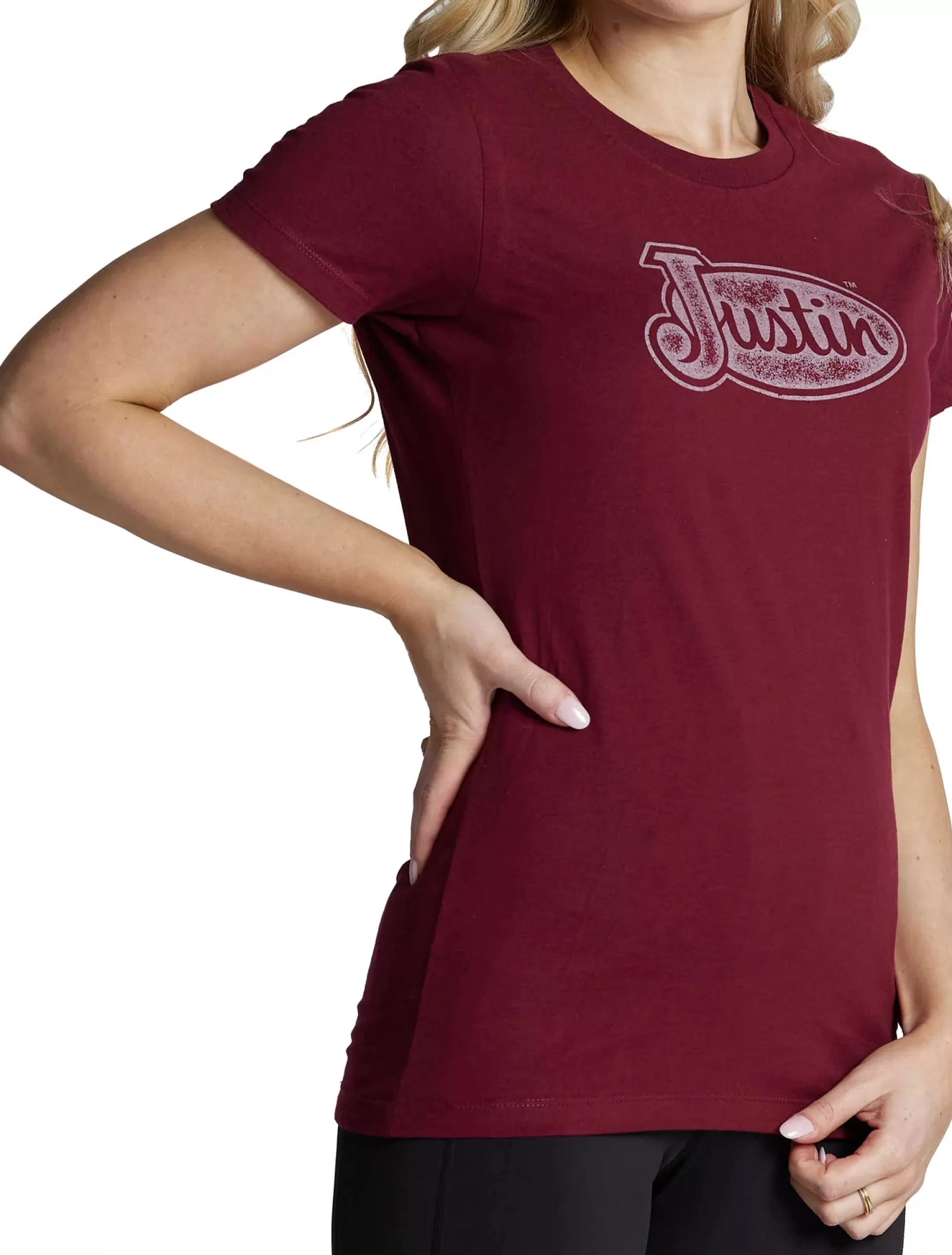 Mujer Justin Boots Justin Women's Logo Tee