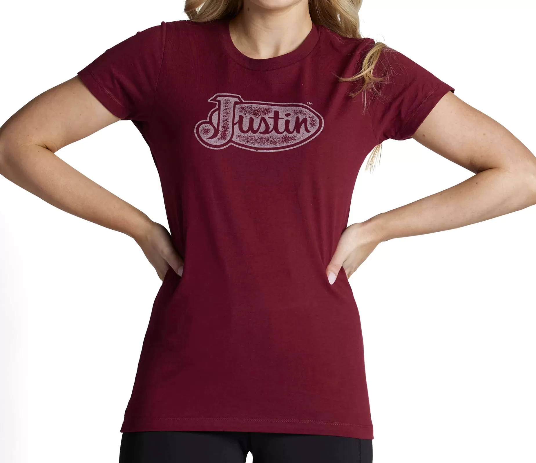 Mujer Justin Boots Justin Women's Logo Tee