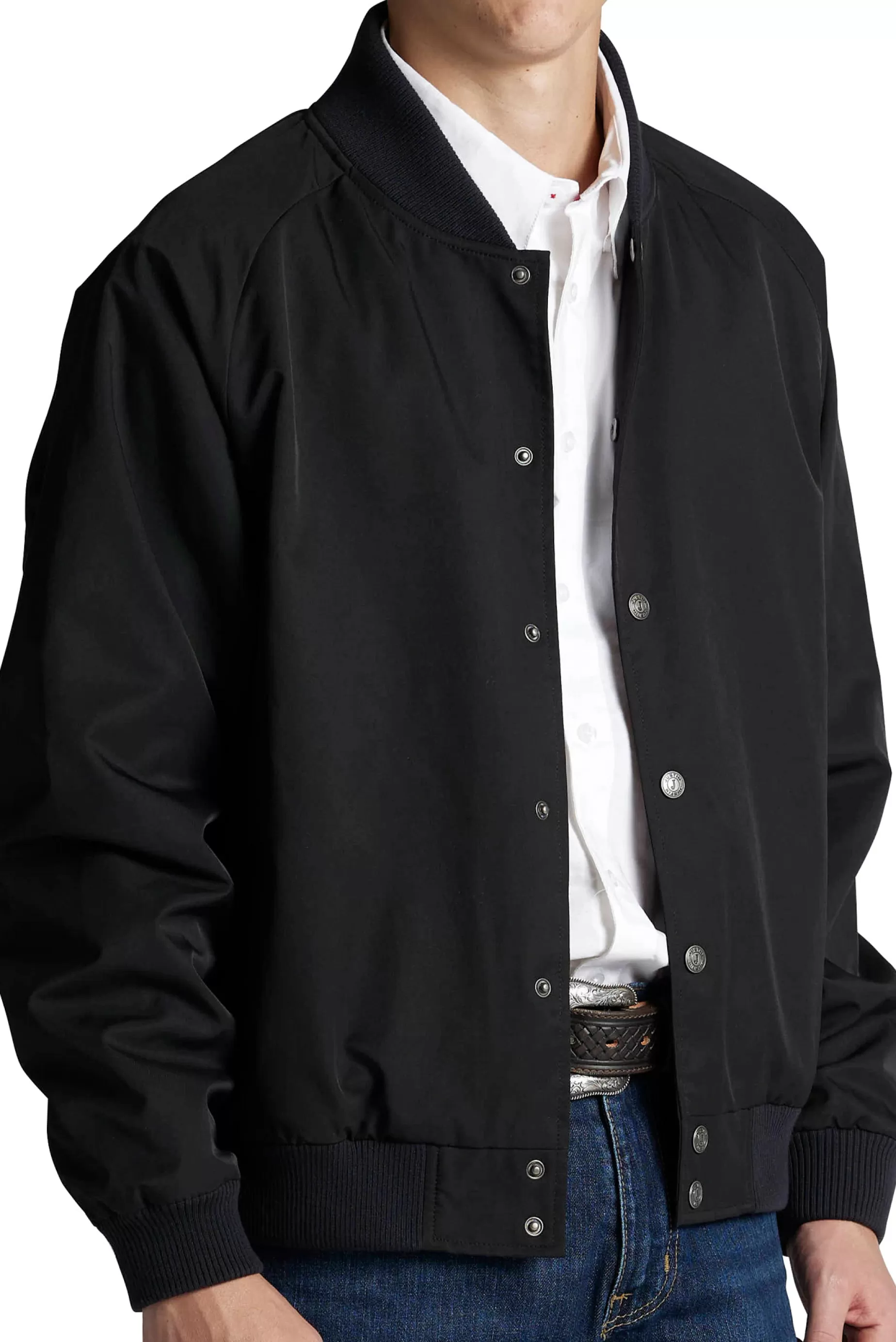 Hombre Justin Boots Logo Bomber Jacket