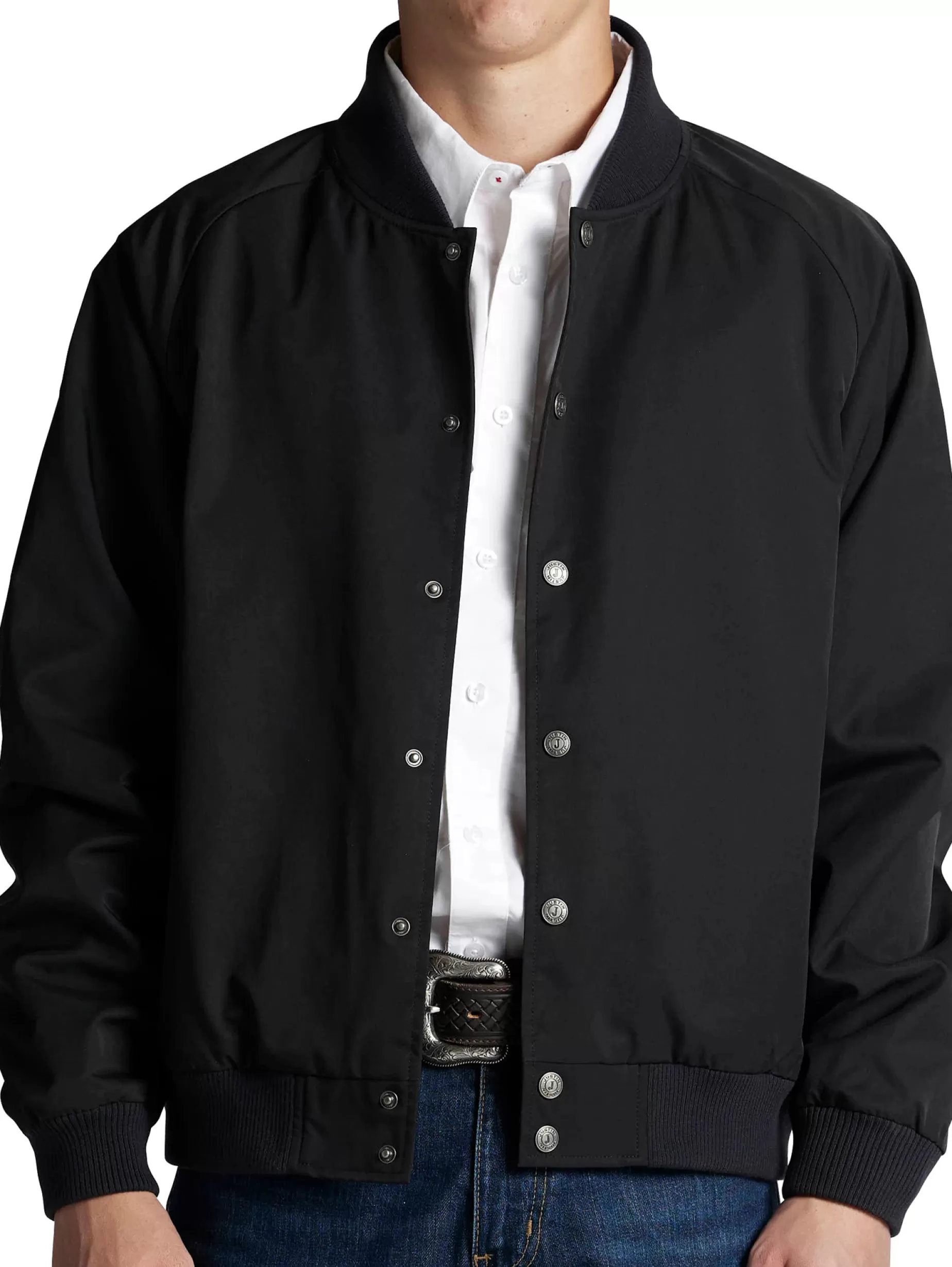 Hombre Justin Boots Logo Bomber Jacket