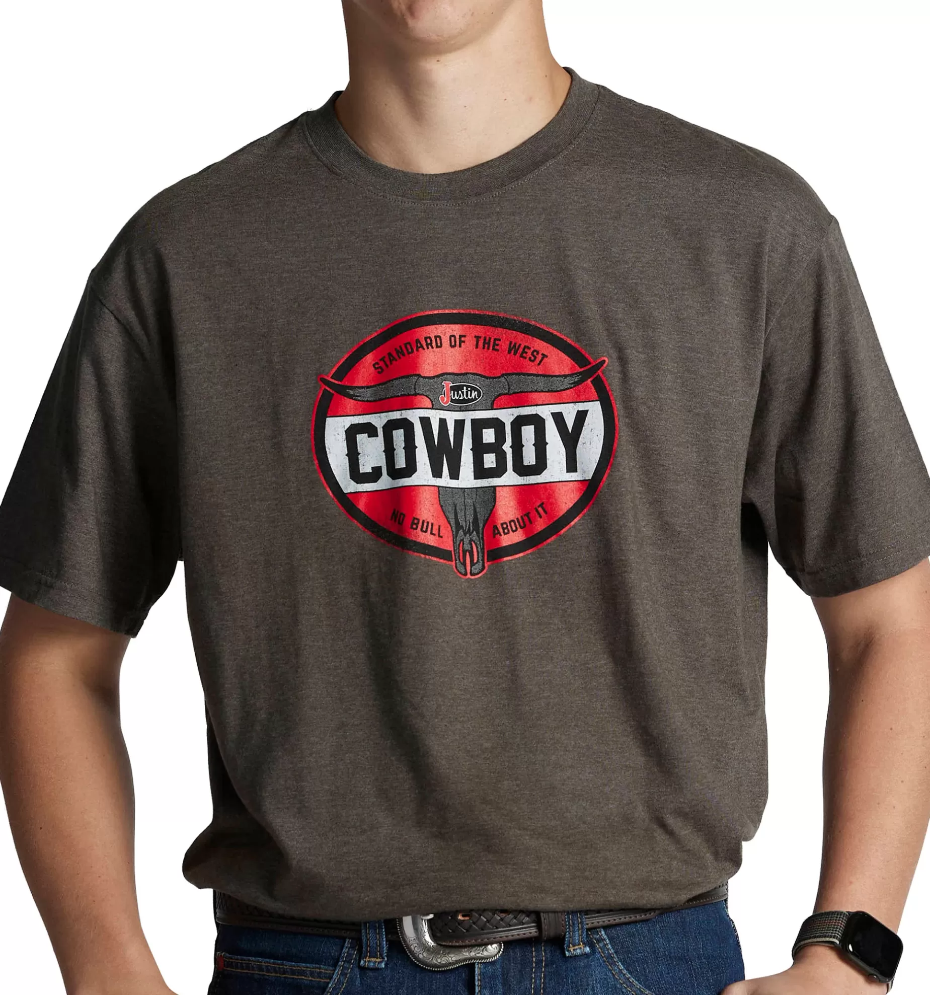 Hombre Justin Boots Men's No Bull About It Tee