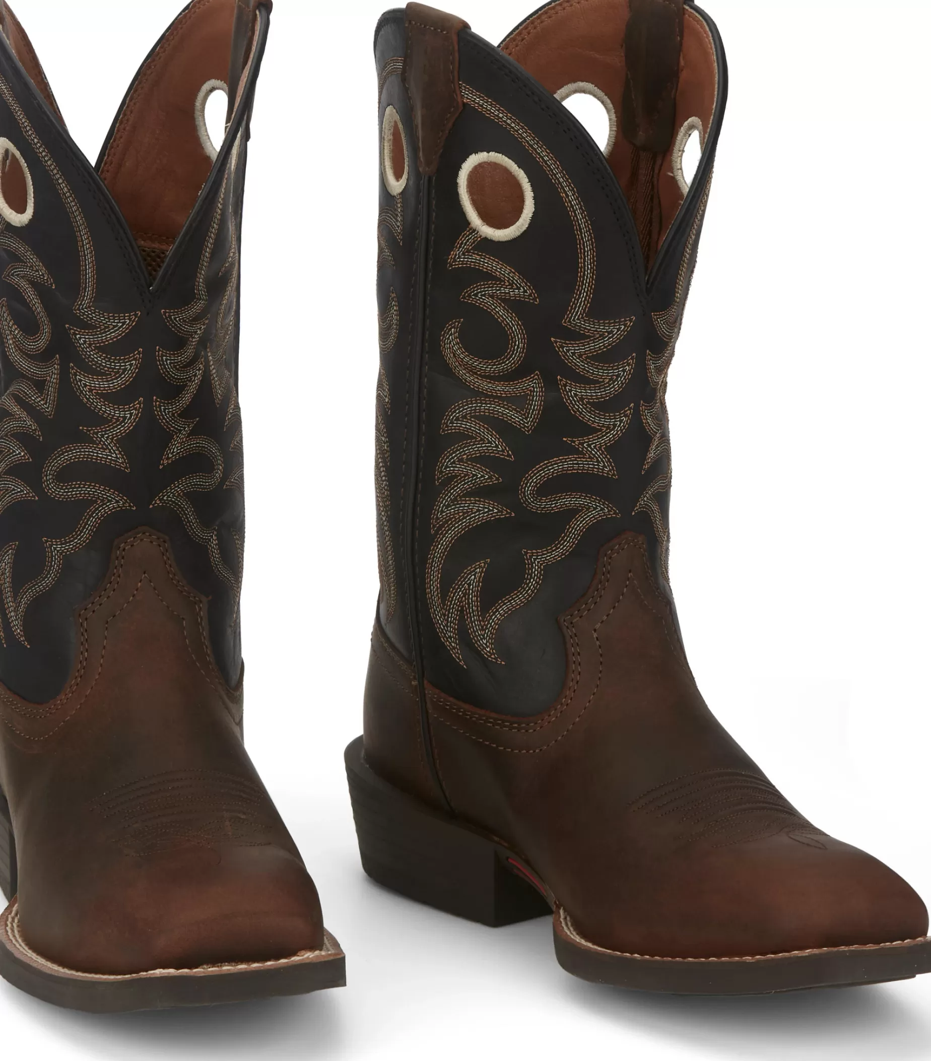 Hombre Justin Boots Muley 12" Western