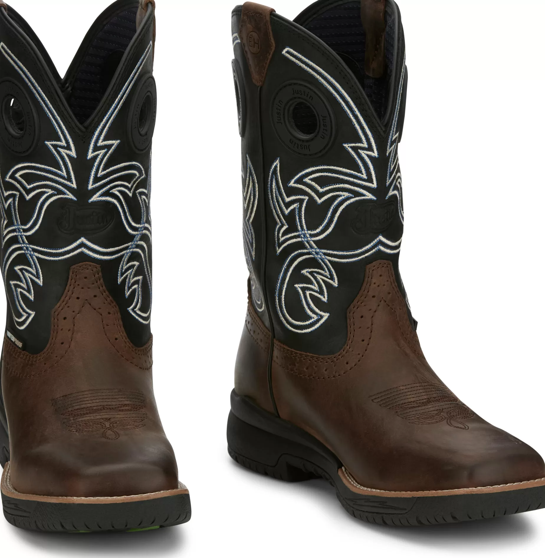 Hombre Justin Boots Nitread 11" Waterproof