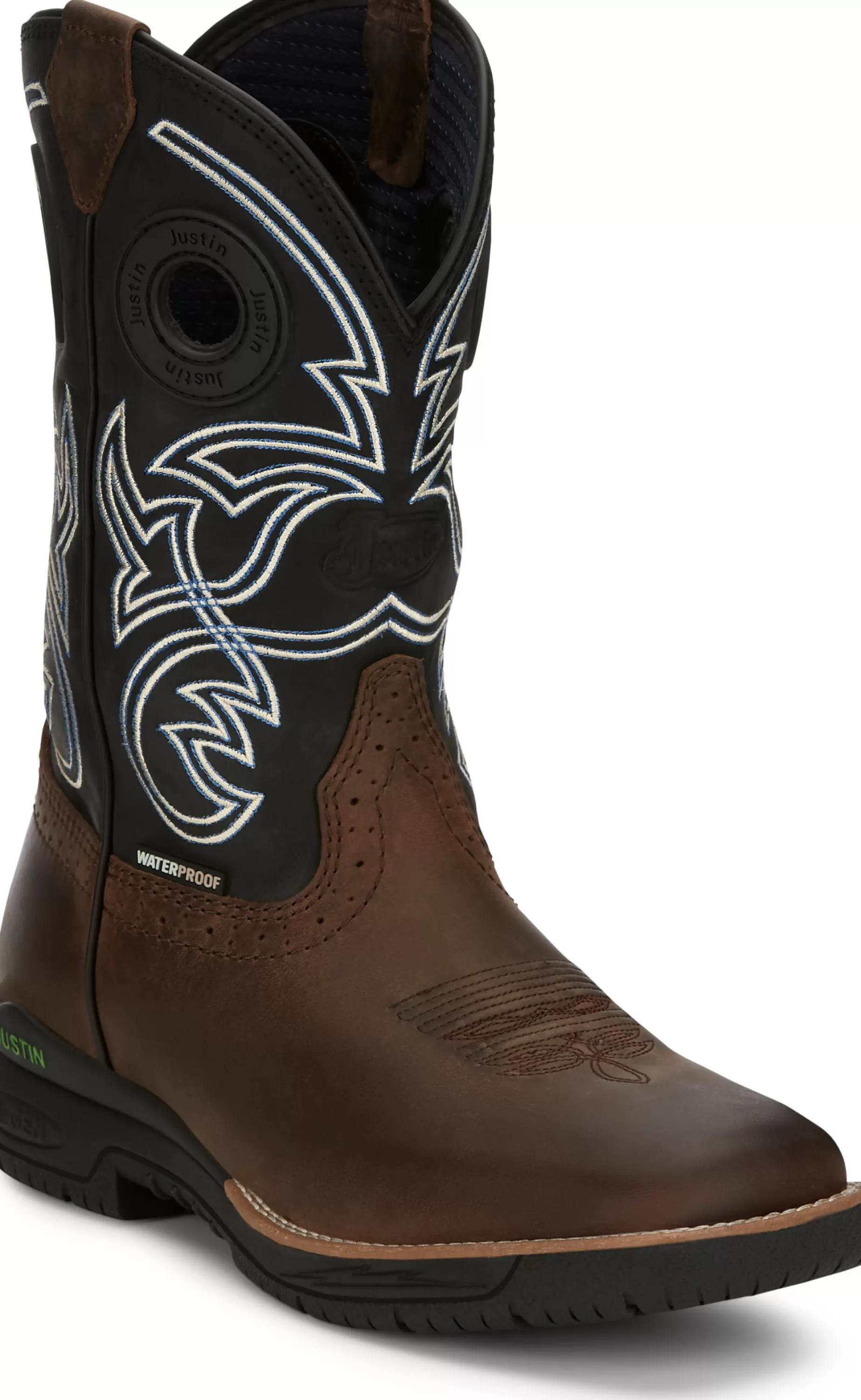 Hombre Justin Boots Nitread 11" Waterproof