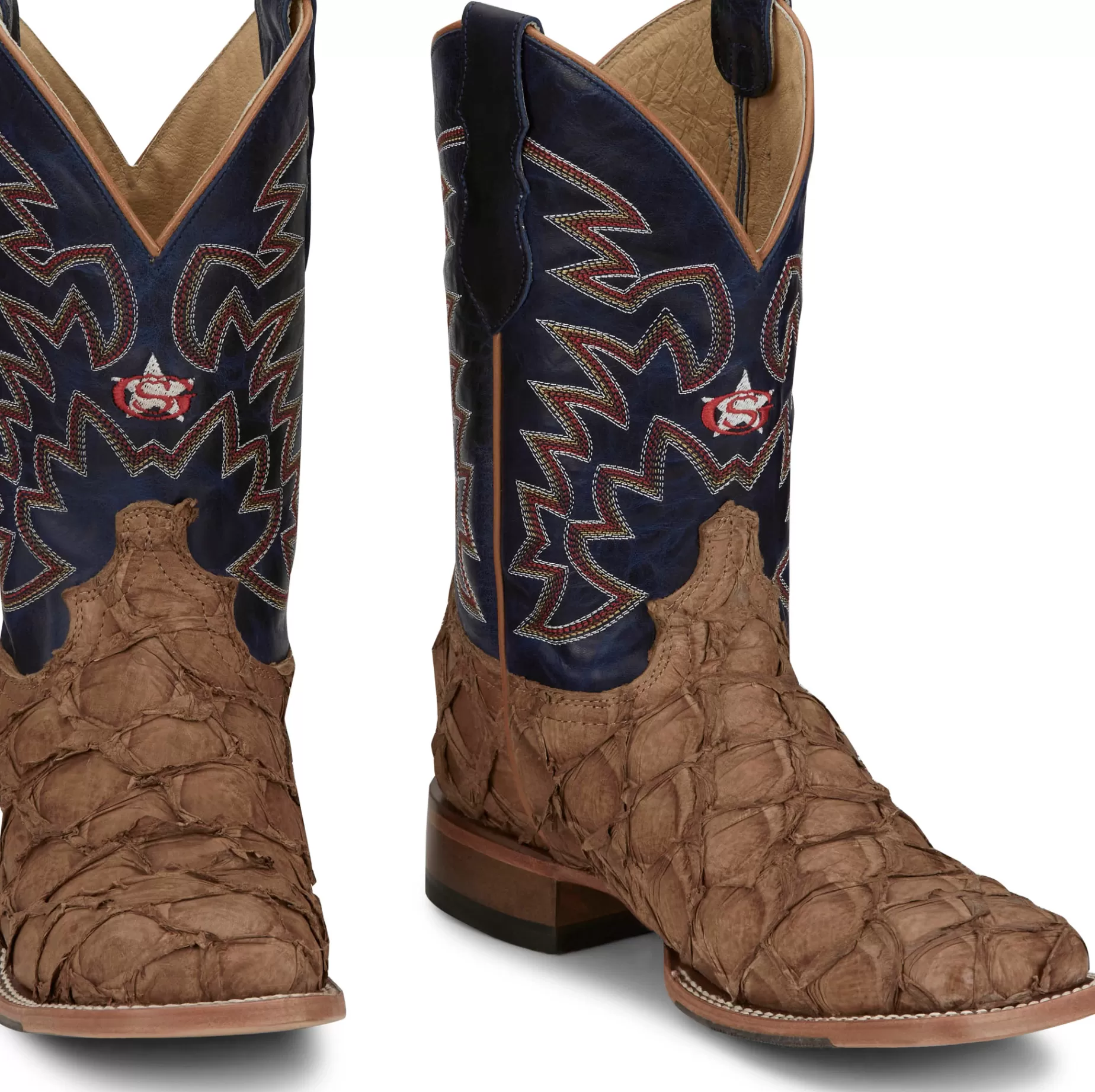 Mujer/Hombre Justin Boots Ocean Front 11" Pirarucu