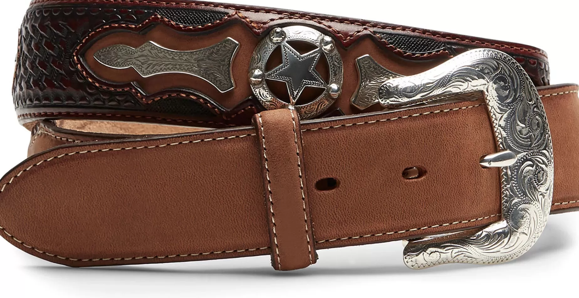 Hombre Justin Boots Odessa Star Belt