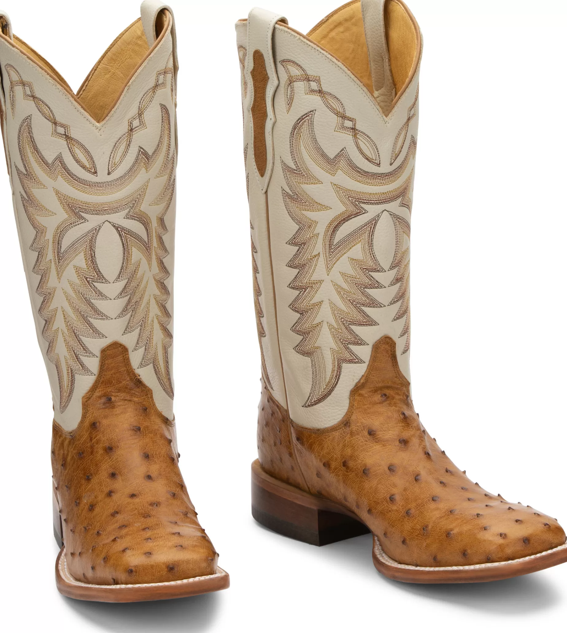 Mujer/Hombre Justin Boots Pascoe 13" Full Quill Ostrich