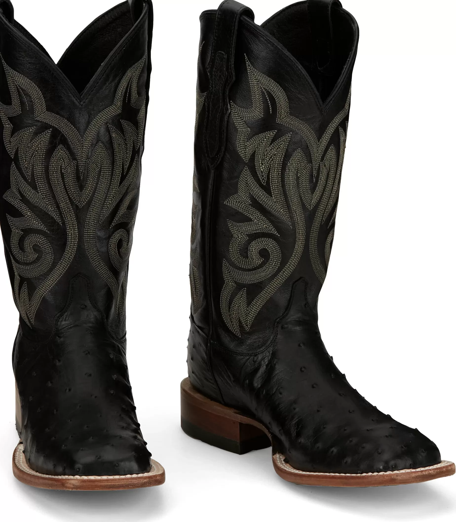 Mujer/Hombre Justin Boots Pascoe 13" Full Quill Ostrich