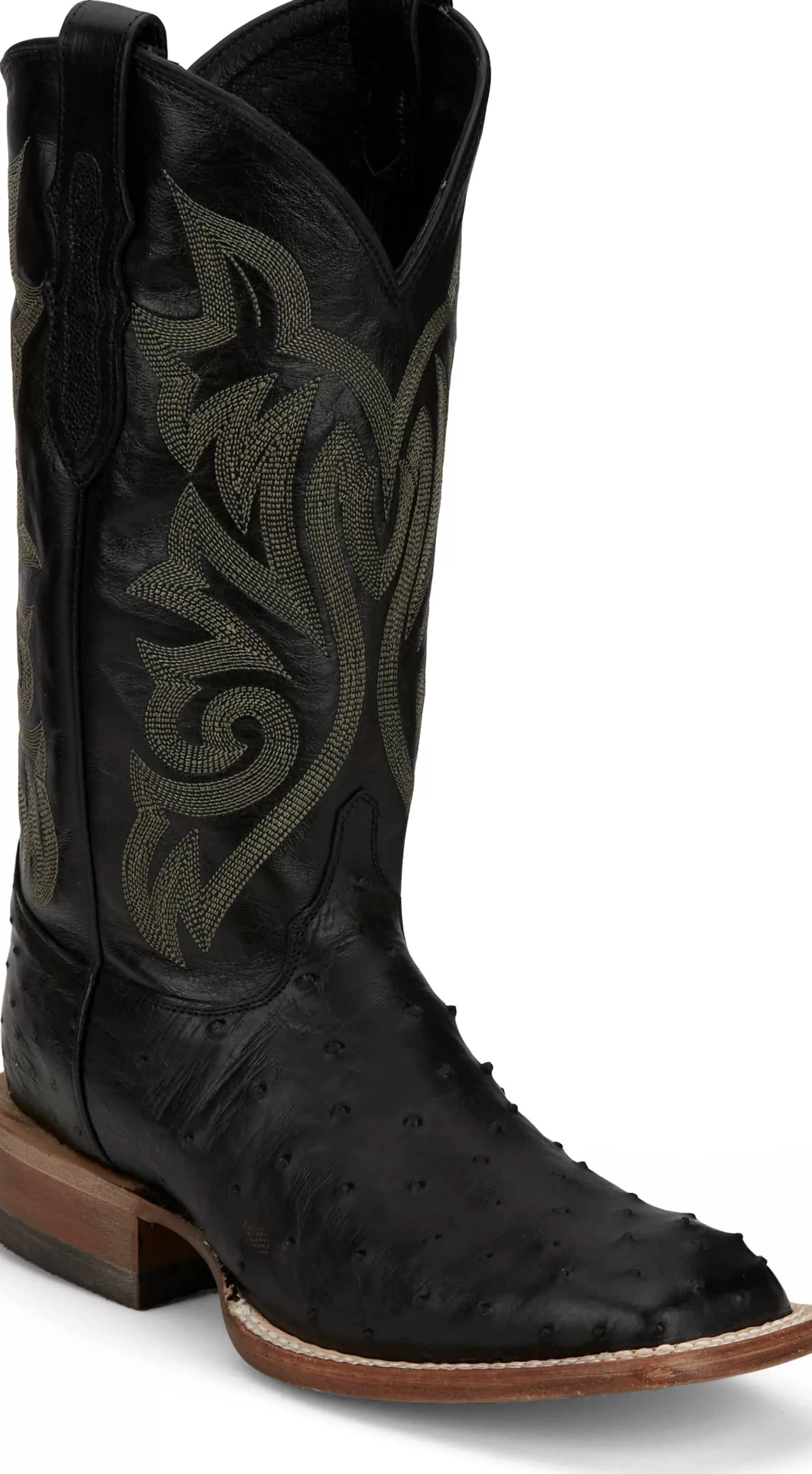 Mujer/Hombre Justin Boots Pascoe 13" Full Quill Ostrich