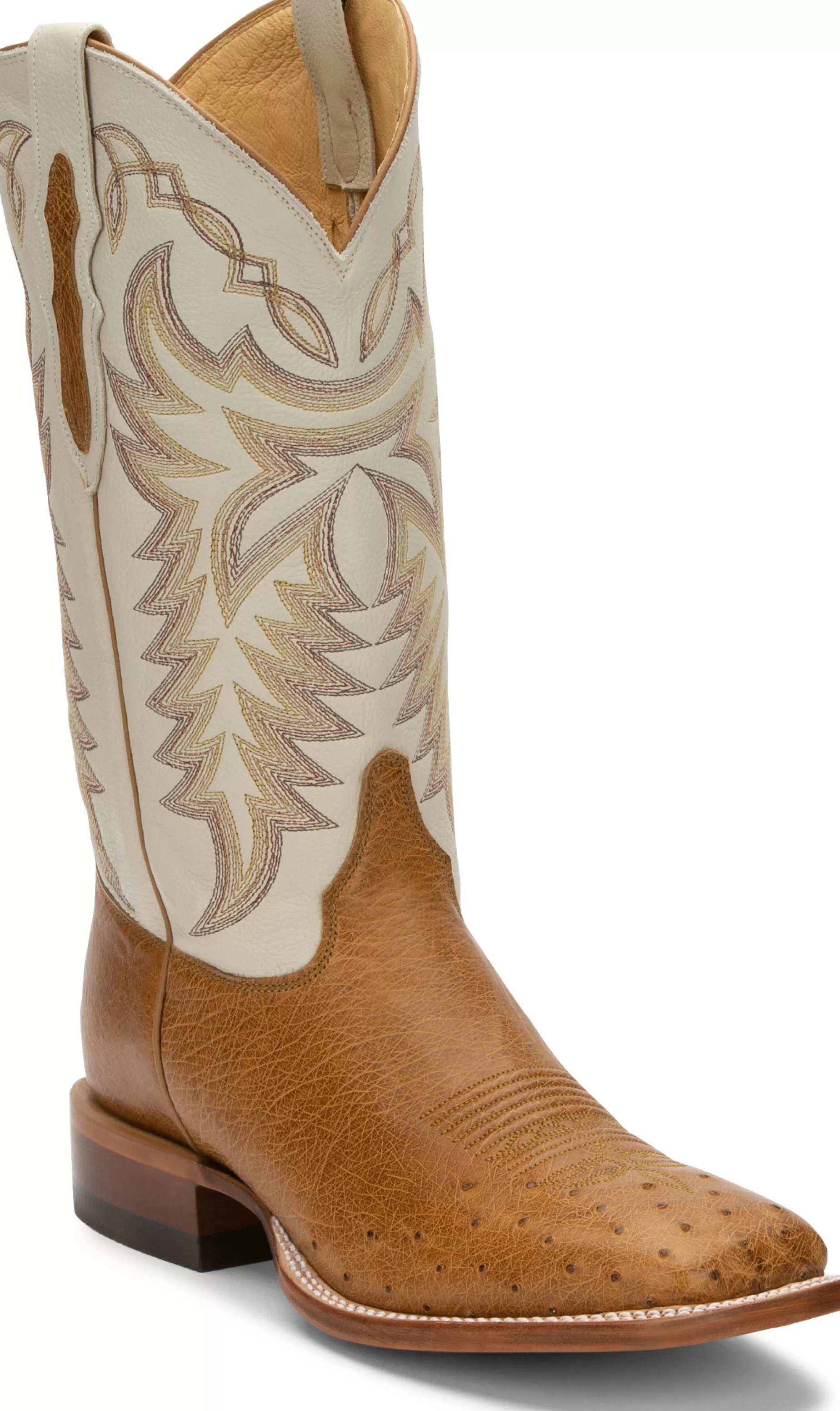 Hombre Justin Boots Pascoe 13" Smooth Ostrich