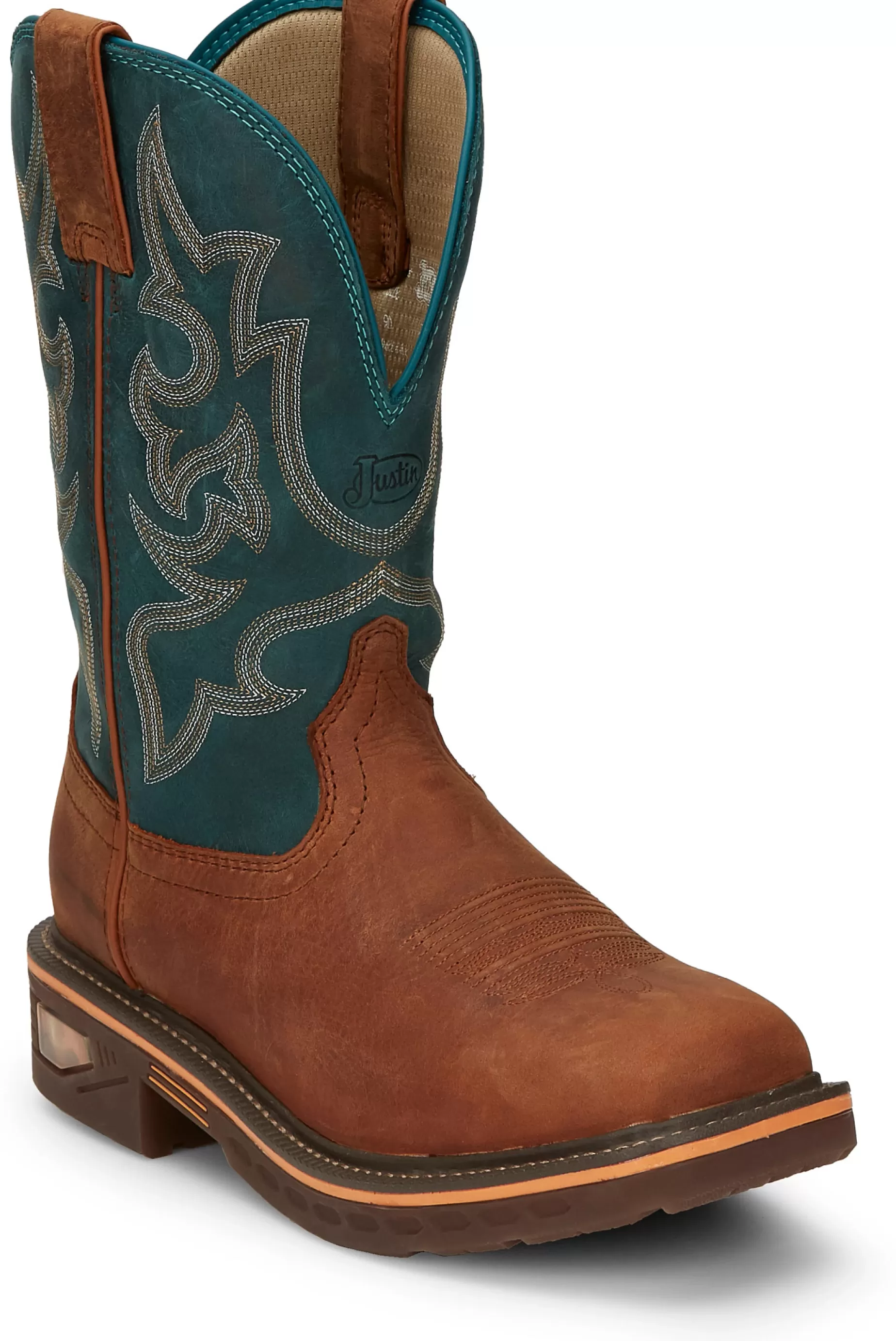 Hombre Justin Boots Resistor 11" Nano Comp Toe