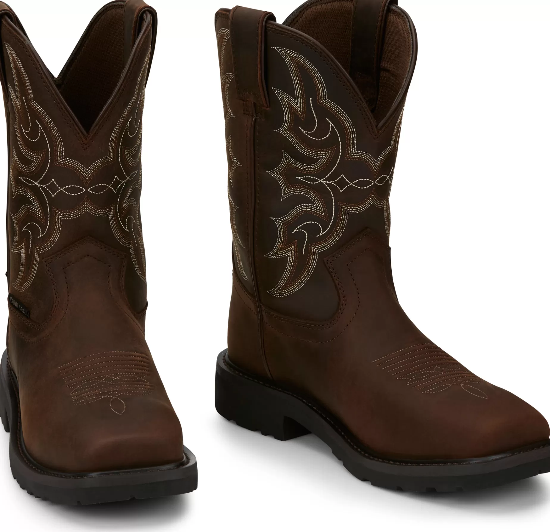 Hombre Justin Boots Ricochet 10" Waterproof Comp Toe