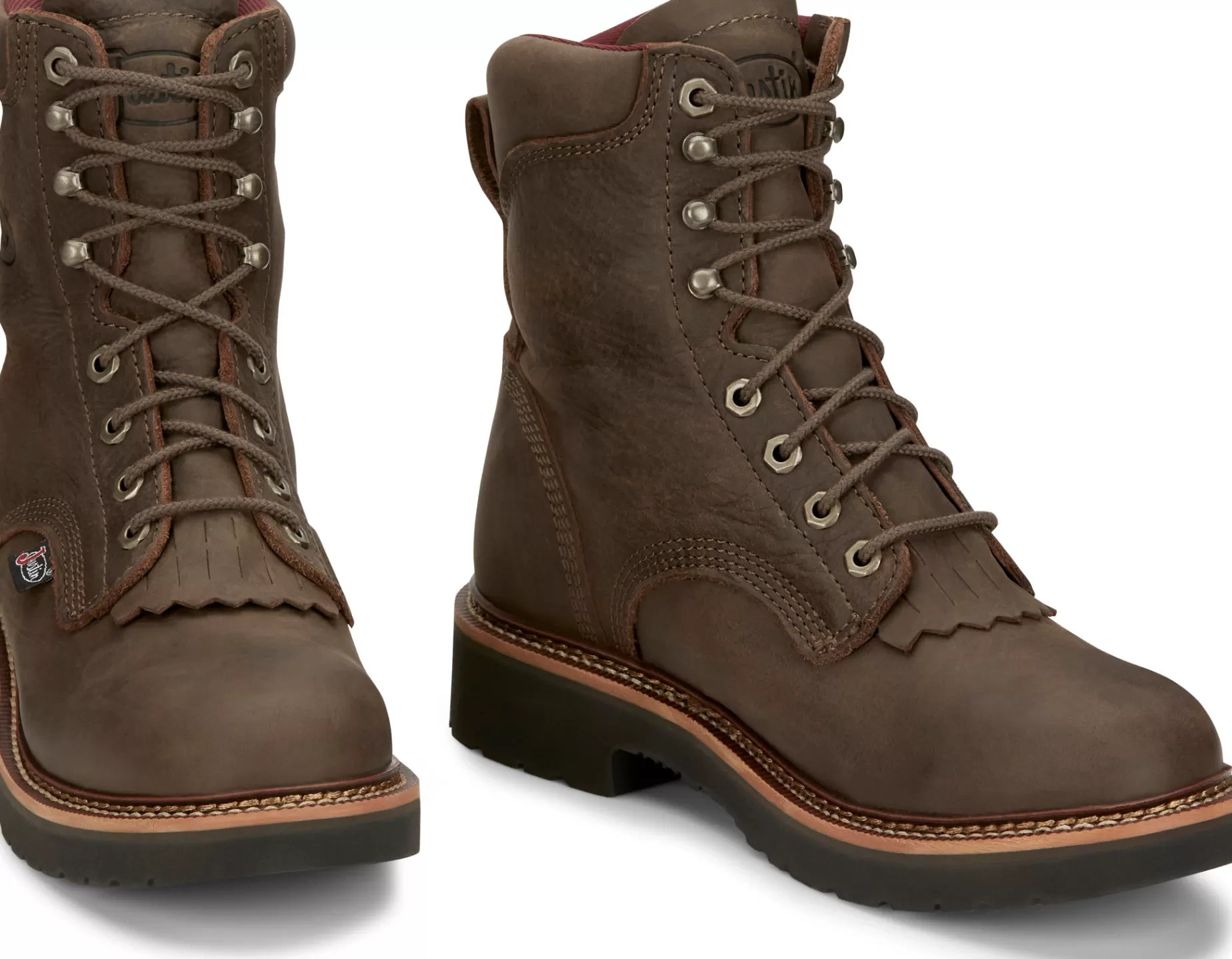 Hombre Justin Boots Rivot 8" Work