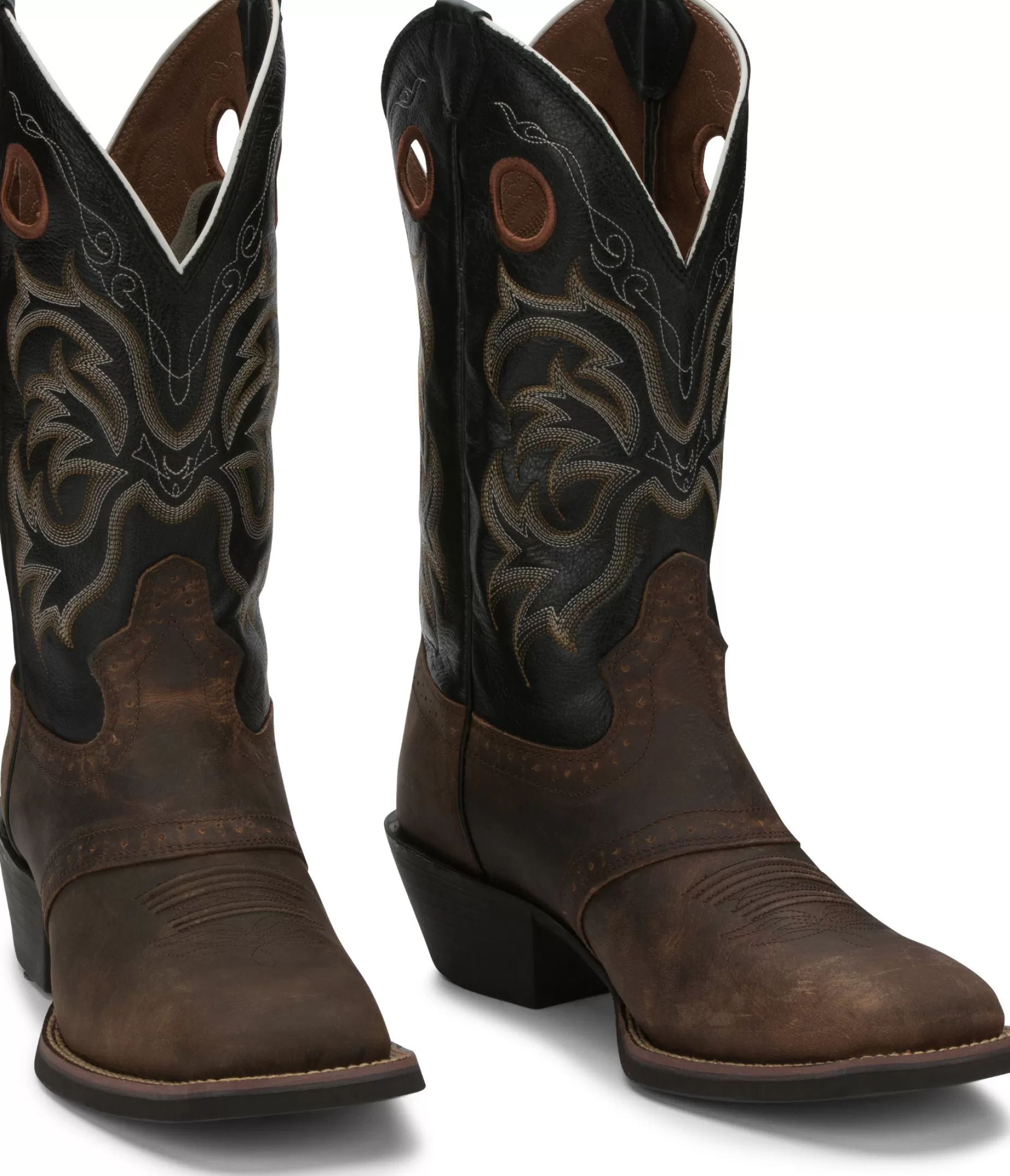 Hombre Justin Boots Rolliker 12" Western