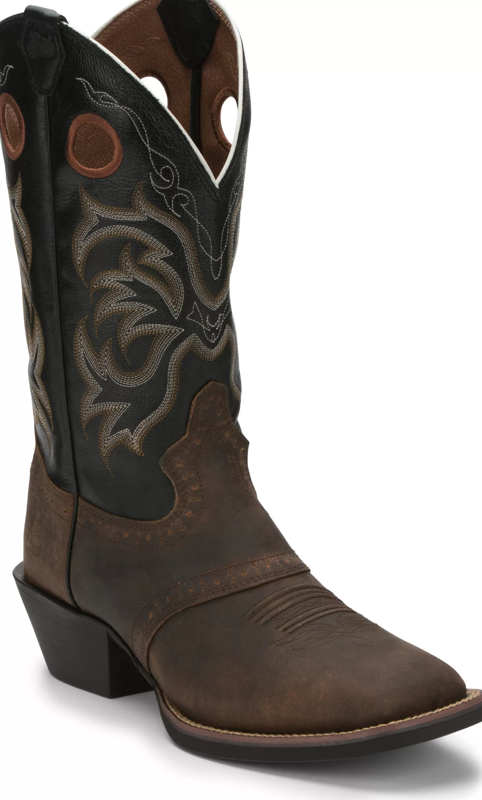 Hombre Justin Boots Rolliker 12" Western