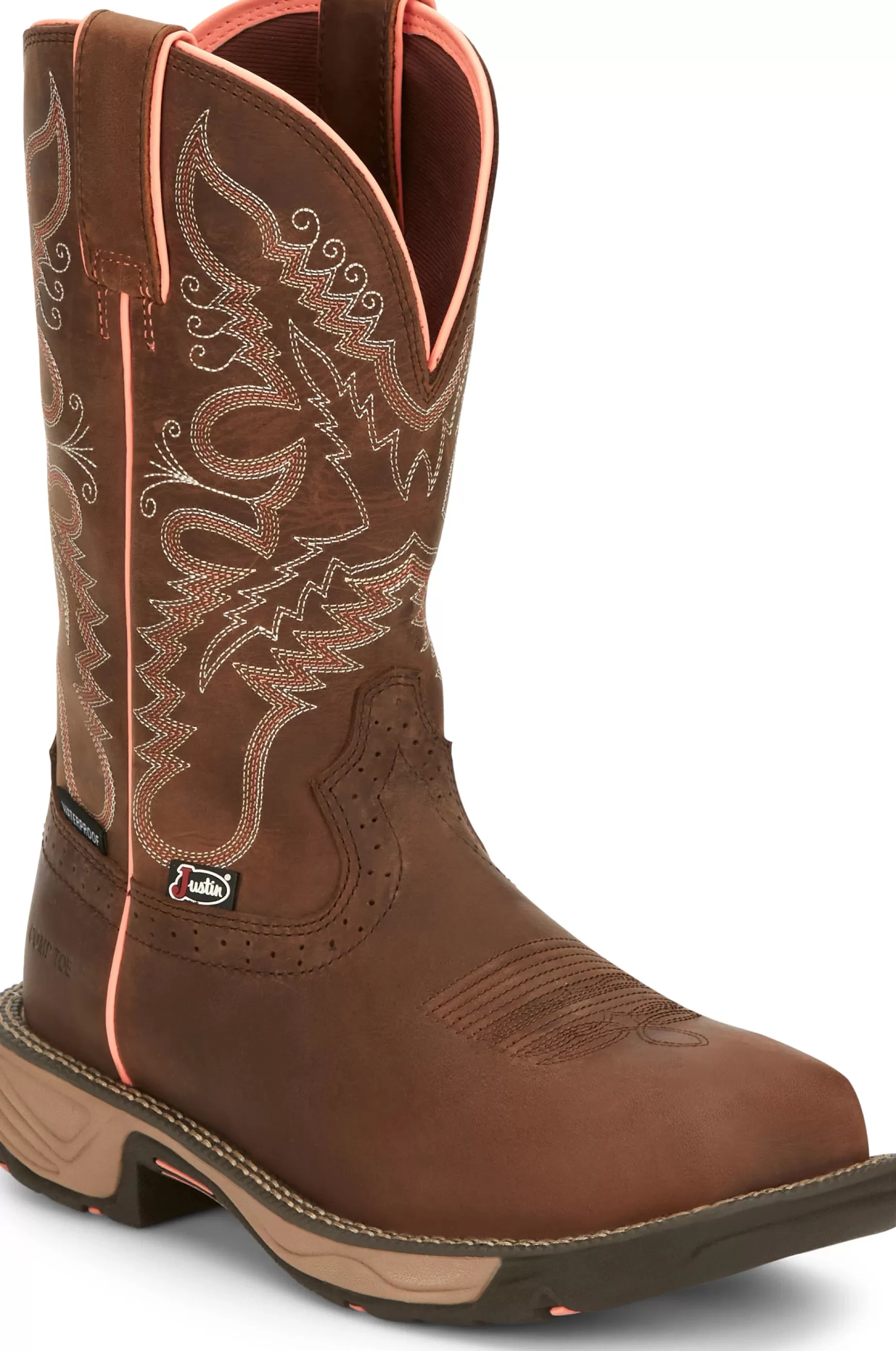 Mujer/Hombre Justin Boots Rush 11" Composite Toe Waterproof Work Boot