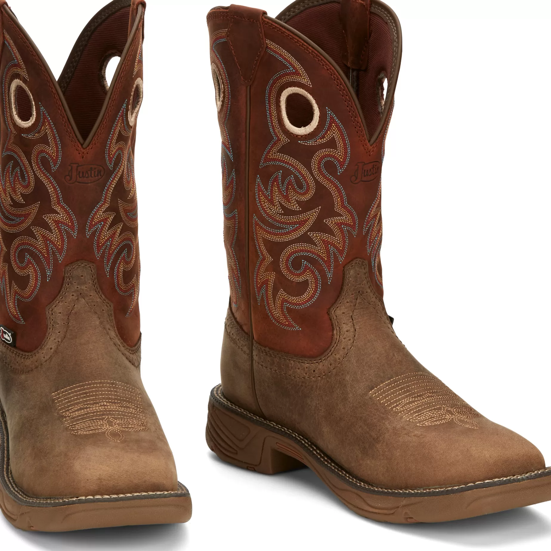 Hombre Justin Boots Rush 11" Waterproof Comp Toe