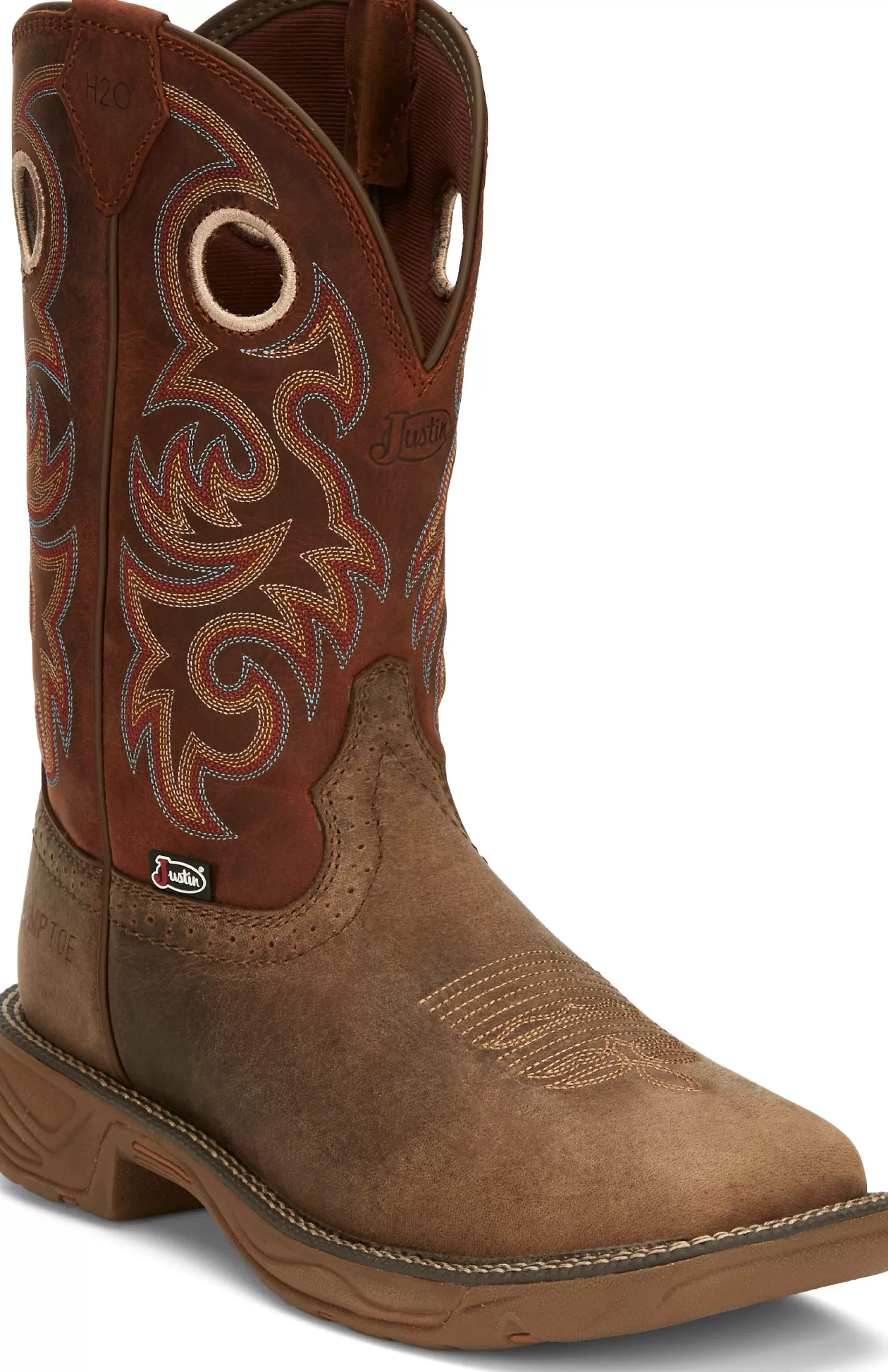 Hombre Justin Boots Rush 11" Waterproof Comp Toe