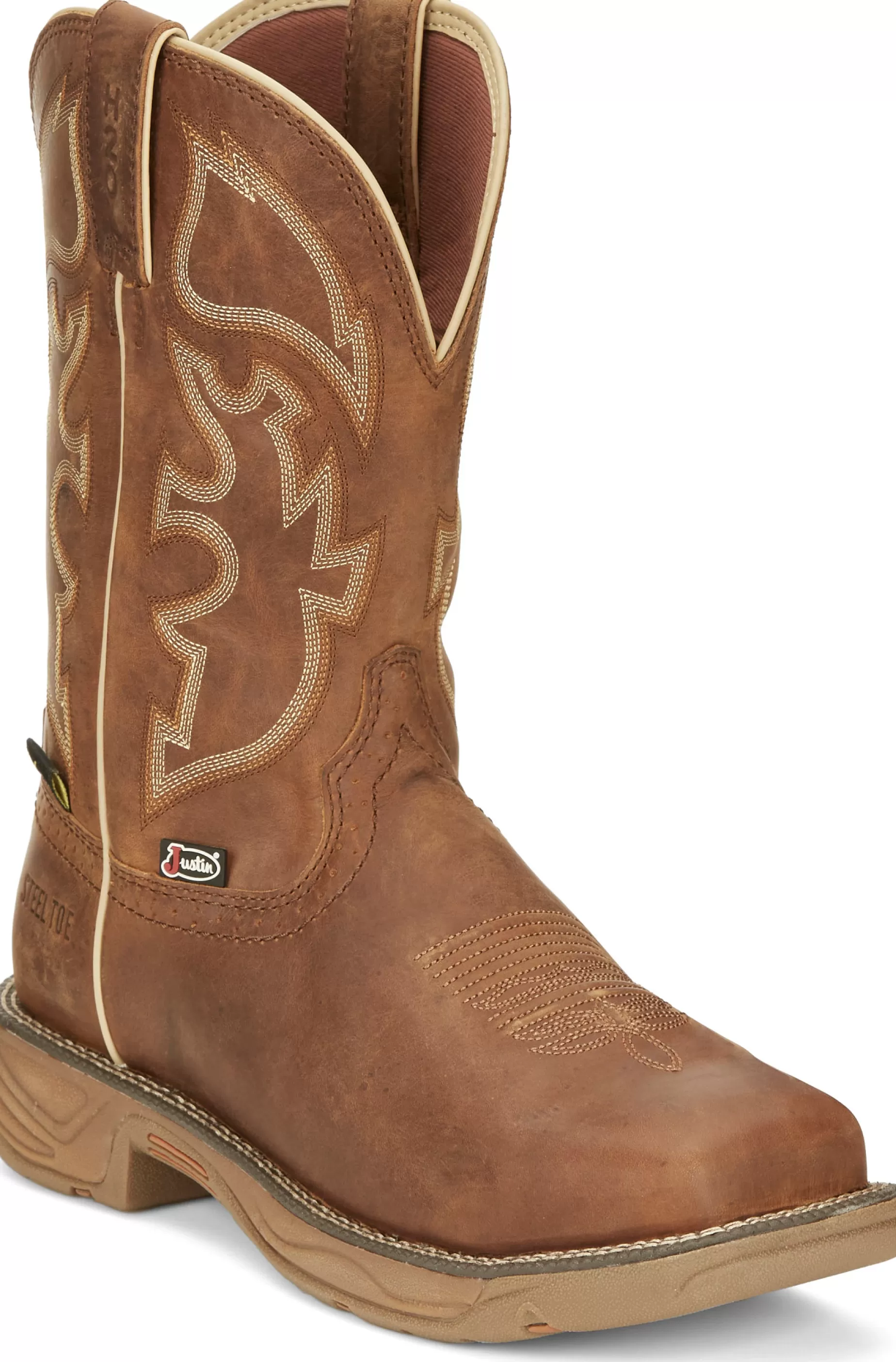 Hombre Justin Boots Rush 11" Waterproof Steel Toe