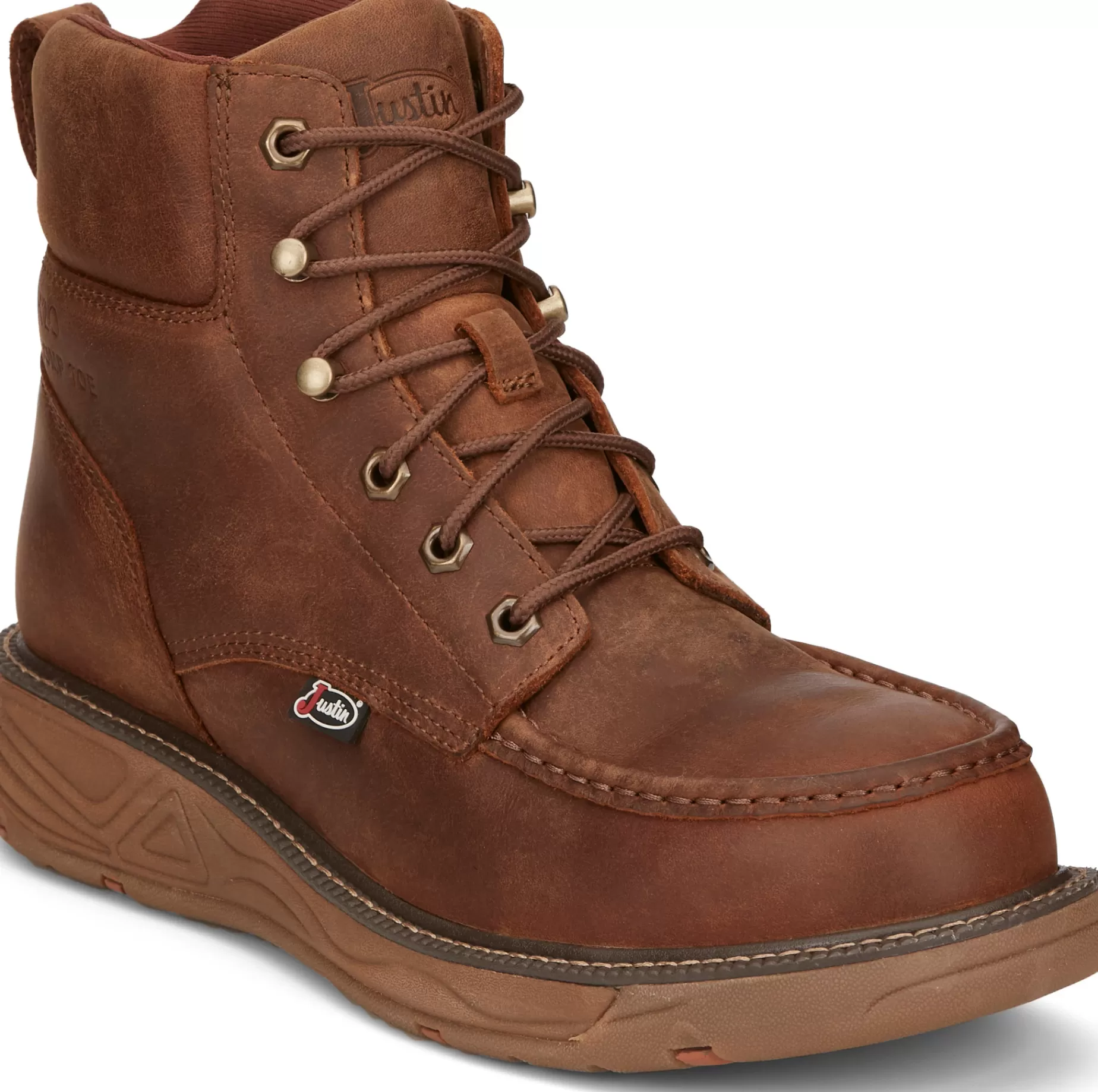 Mujer/Hombre Justin Boots Rush 6" Waterproof Nano Comp Toe