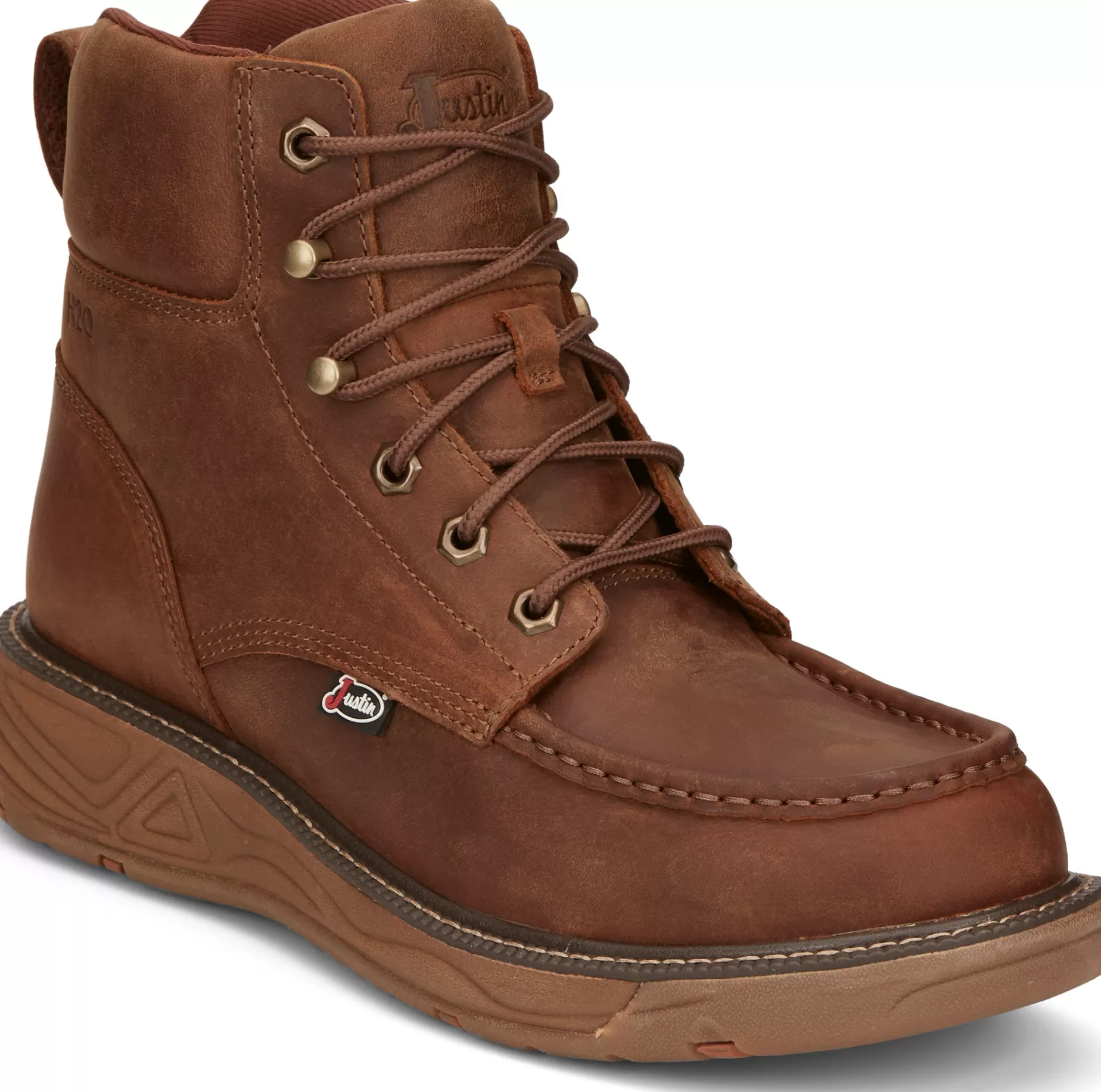 Hombre Justin Boots Rush 6" Waterproof Wedge