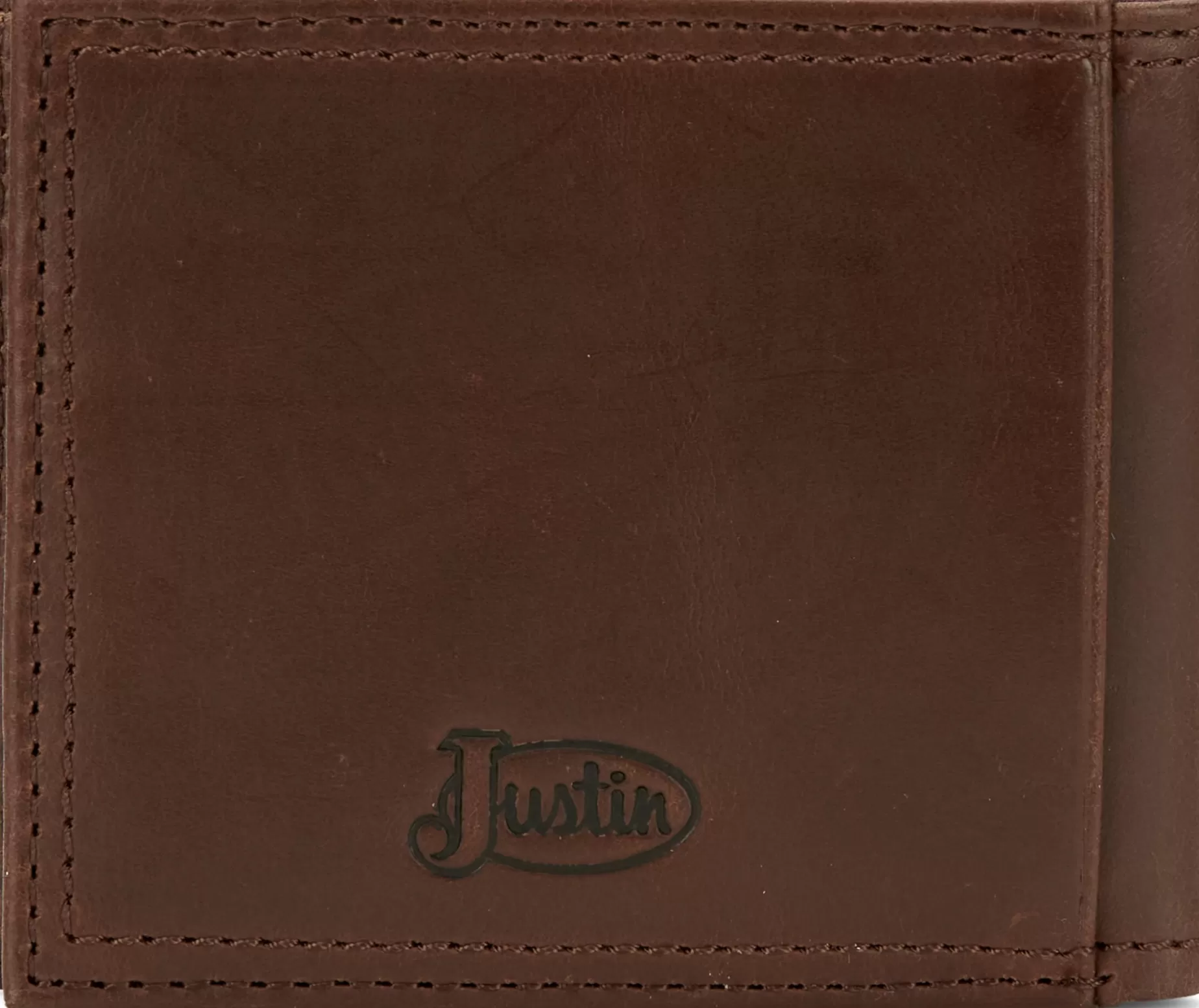 Hombre Justin Boots Slim Bifold Wallet