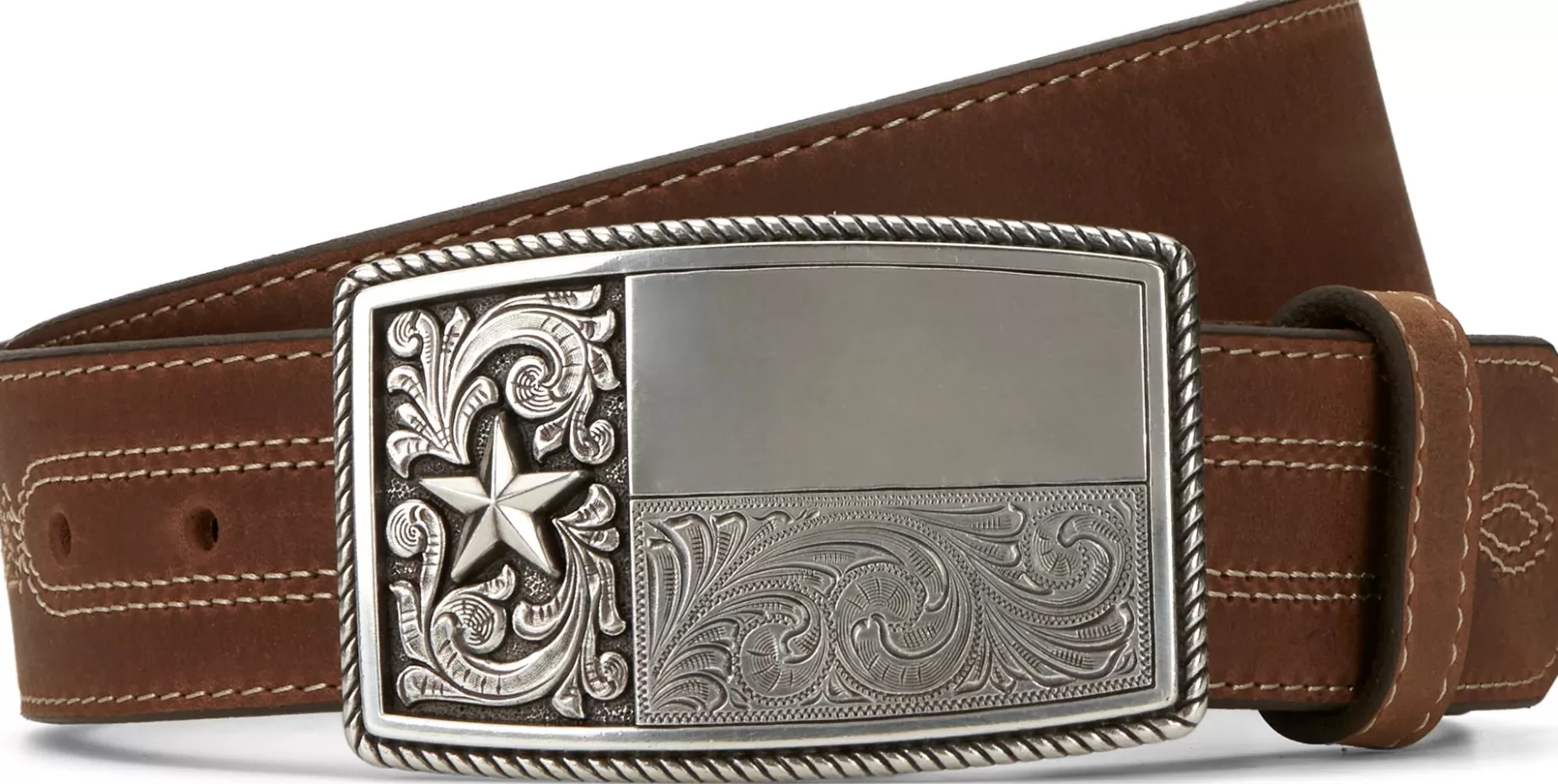 Hombre Justin Boots Texas Tuff Belt